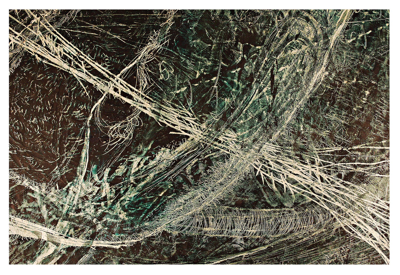 Scratch Drawing Series, Untitled #8, DETAIL