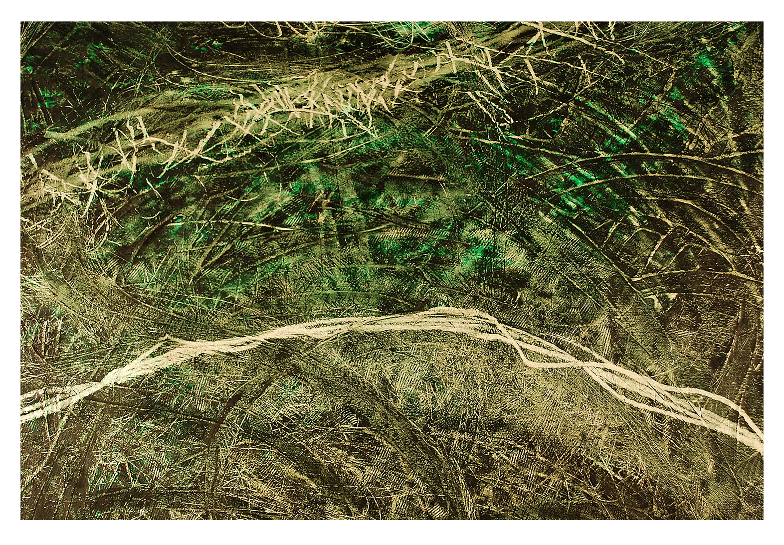 Scratch Drawing Series, Untitled #10, DETAIL