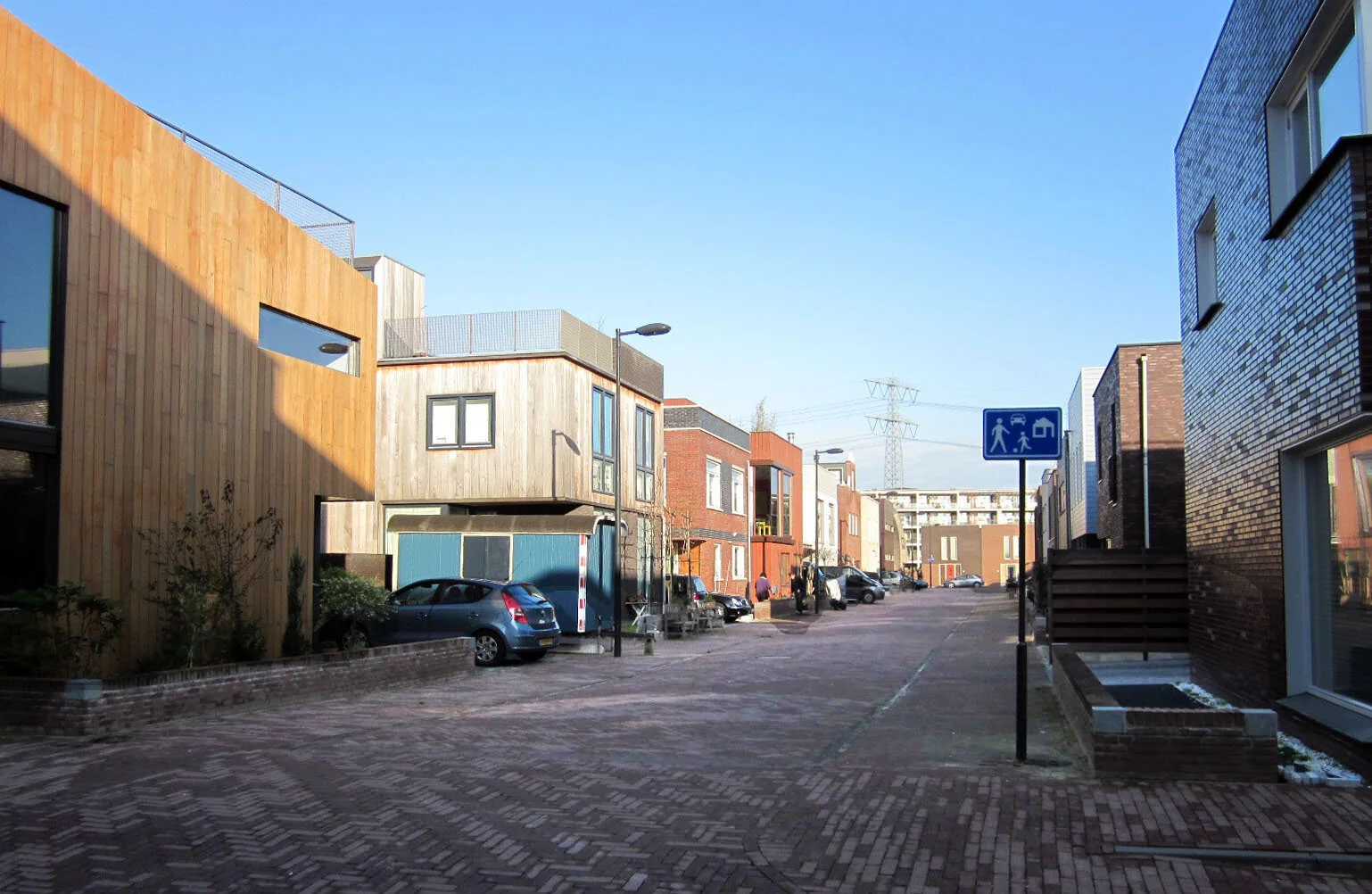A woonerf designs the street as a public space in the first place. Photo credit: Amsterdam Municpal Affairs and Housing