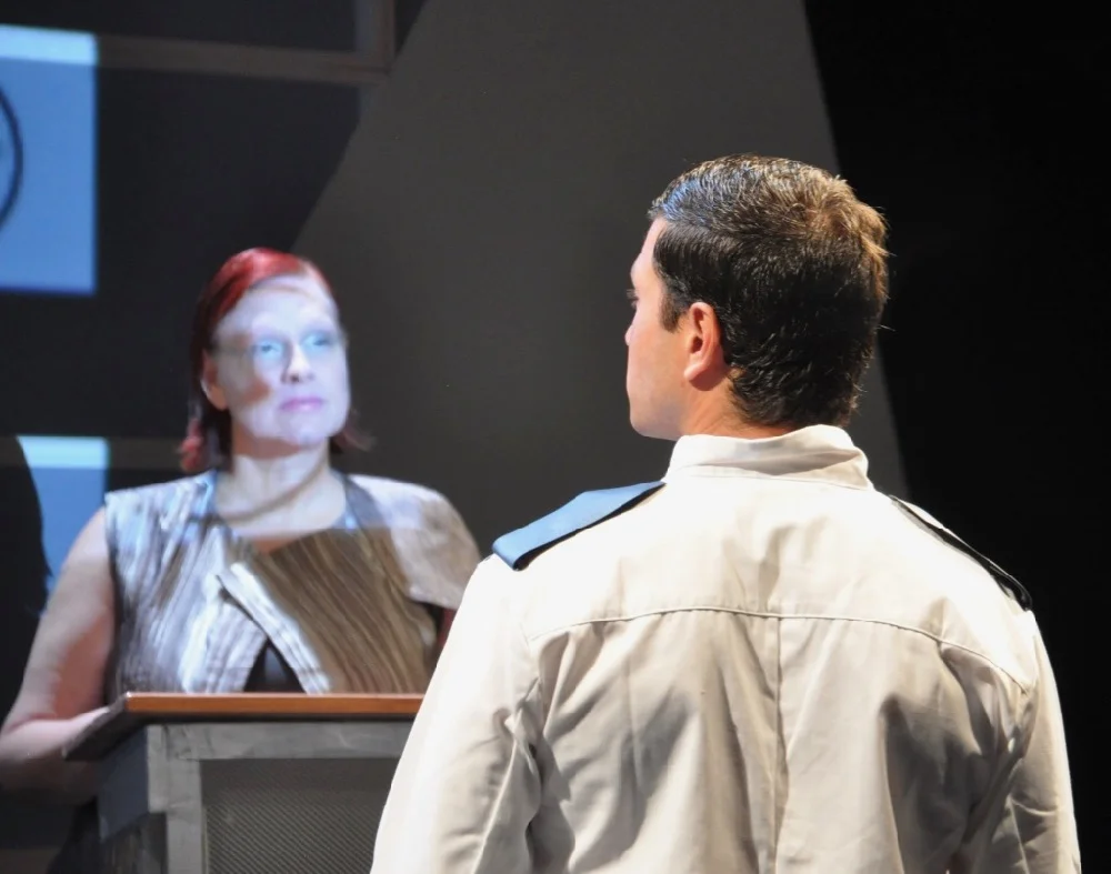 Rehearsal shot from AMERICAN CARNAGE: A LOVE STORY