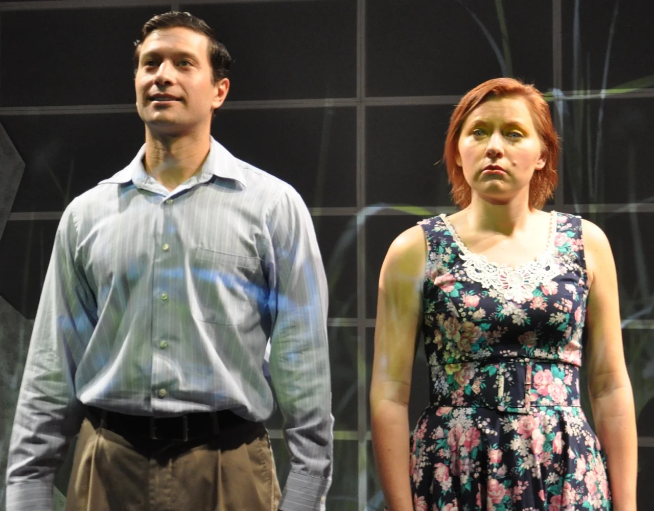  AMERICAN CARNAGE: A LOVE STORY written and directed by Aimee Greenberg , November 10, 2017, City Heights Performance Annex, San Diego. An unlikely love story - part sci-fi and part thriller . . . AMERICAN CARNAGE: A LOVE STORY pulls back the curtain on a future where high technology manifests organically within humans and manufactured beings. The play introduces “YML” from an evolved species who is accidentally exposed to echoes of late Second Millennium arts and culture which trigger feelings he didn't expect to have . . . how else could an octobot know a song he has never before heard? Delilah and her brother are in the Badlands desperately trying to evade the Guards sent from a narcissistic mad leader who has a blind and seemingly devoted daughter - it’s a tale of alternate worlds examining the idea of what is human, where are the boundaries when senses have been removed. The surprising sweetness of YML as he navigates from one world to the other is encouraging and touching . . . can experimental beings cross over to a world of feeling in a society where feelings have been lost? AMERICAN CARNAGE: A LOVE STORY presents a dystopian look at a future shaped by current events. 