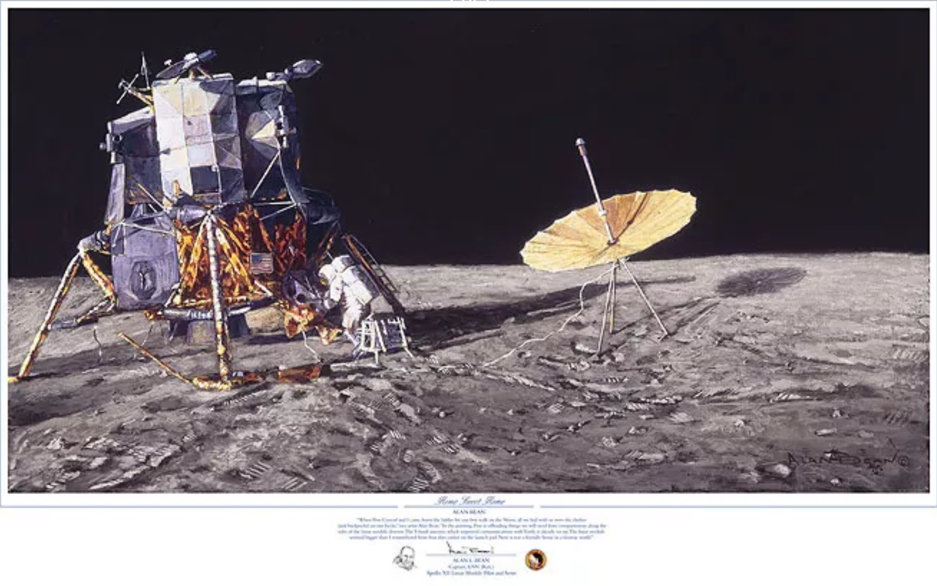 "Home Sweet Home", by Alan Bean