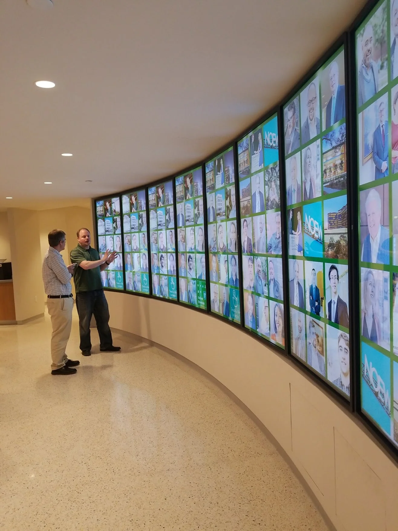 Tulane University Interactive Video Wall
