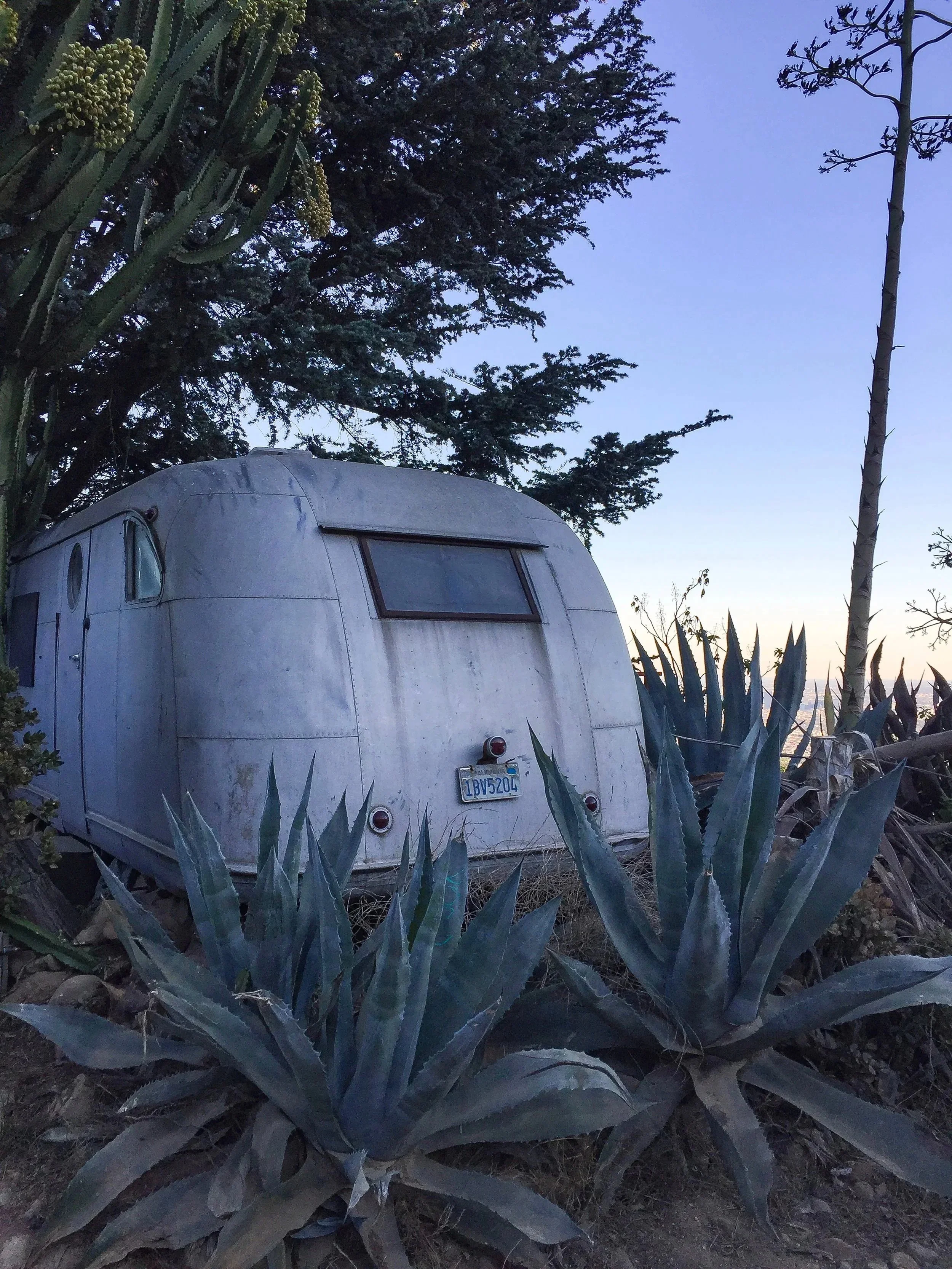 Airstream in Runyon Canyon