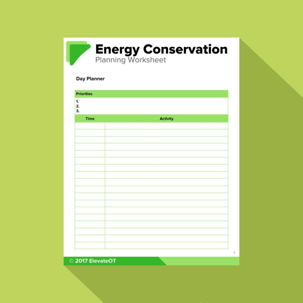 Elevate OT-Energy Conservation Pack Within Conservation Of Energy Worksheet
