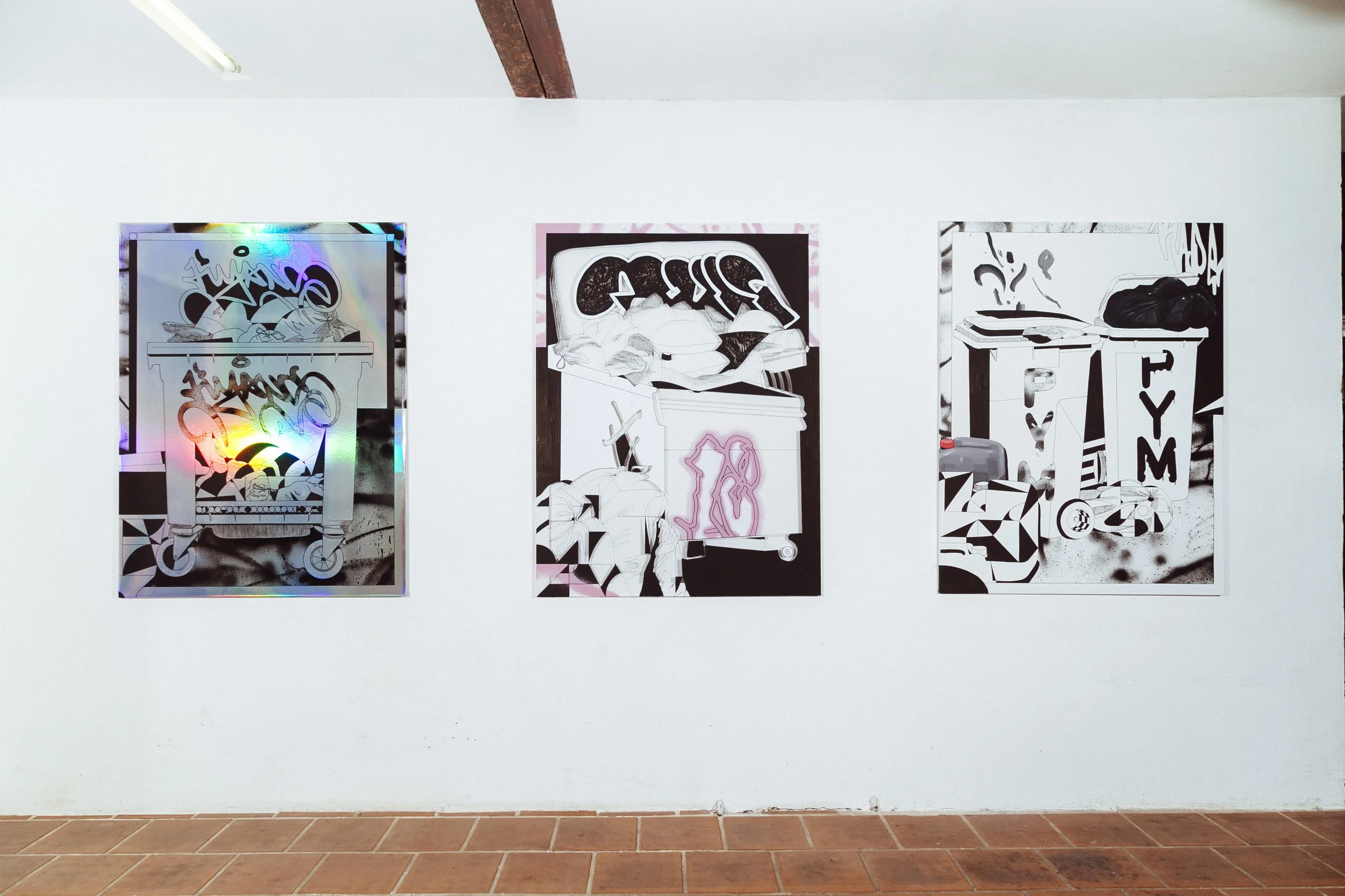 2019 kulturdrogerie “100% trash” solo exhibition