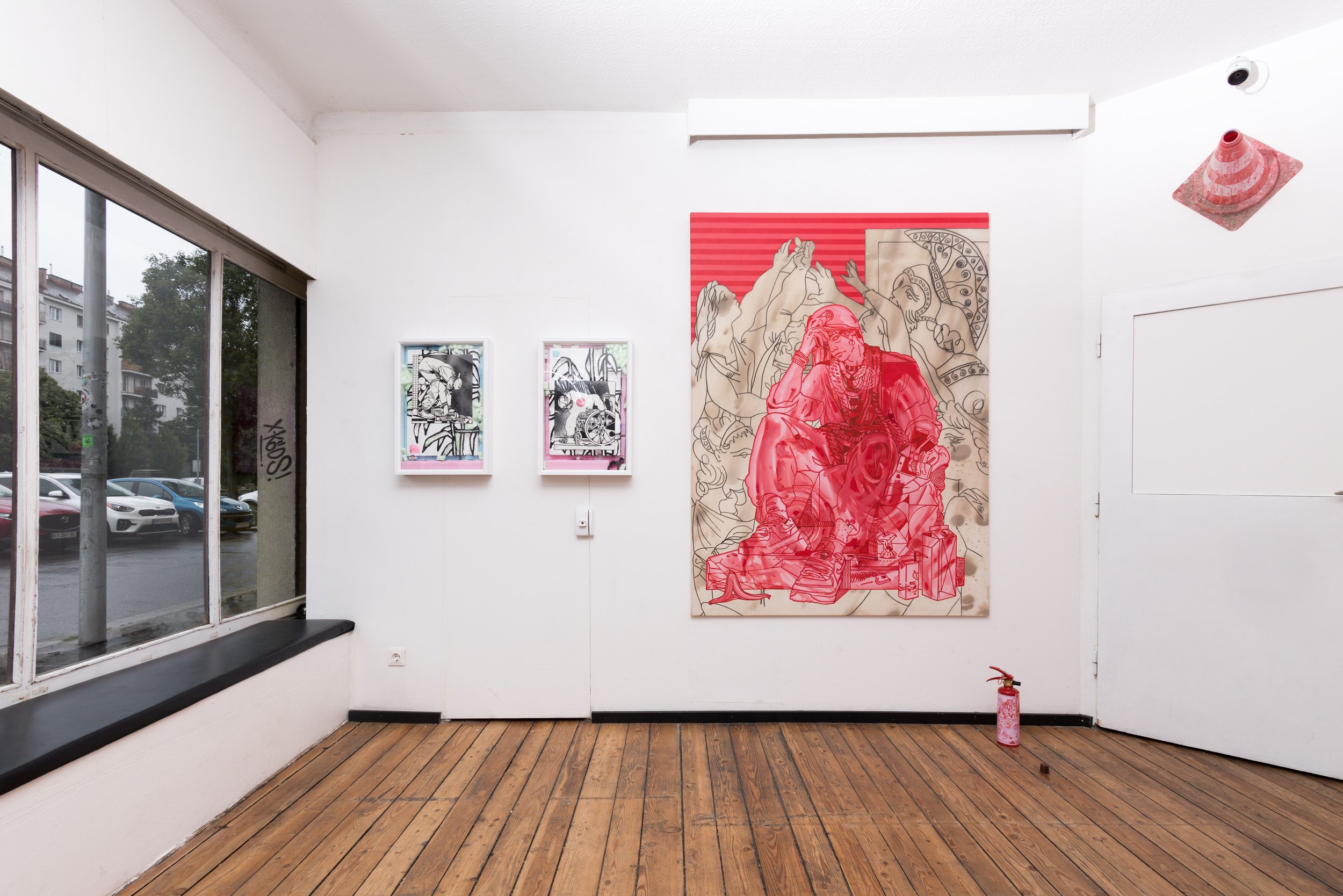 *black w(h)ole* solo exhibition at boutique romana vienna, austria 2025