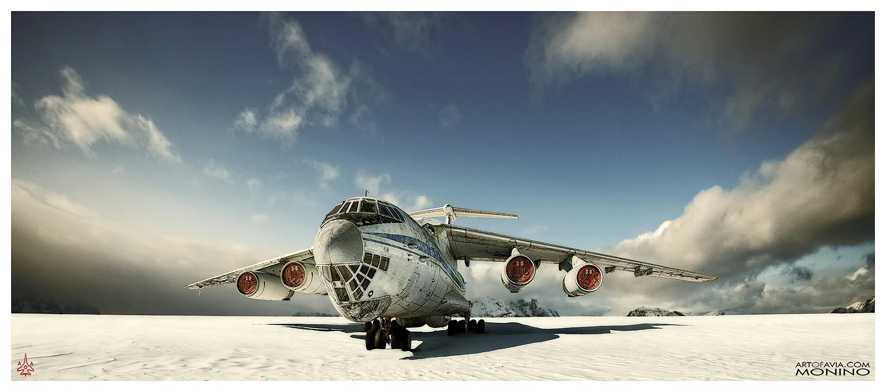 Ilyushin Il-76 Art of Avia Central Air Force Museum Monino