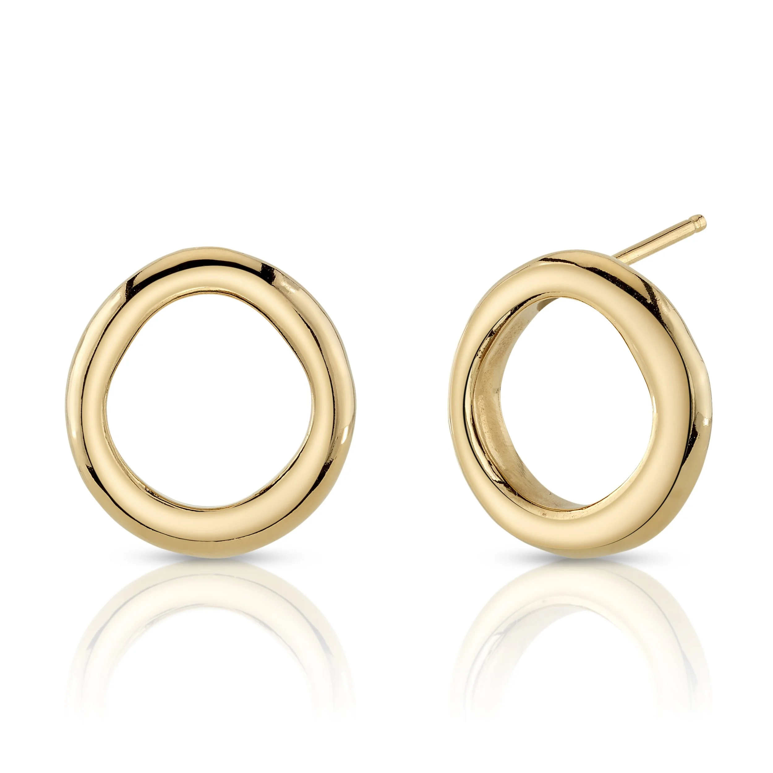 Organic studs | gold