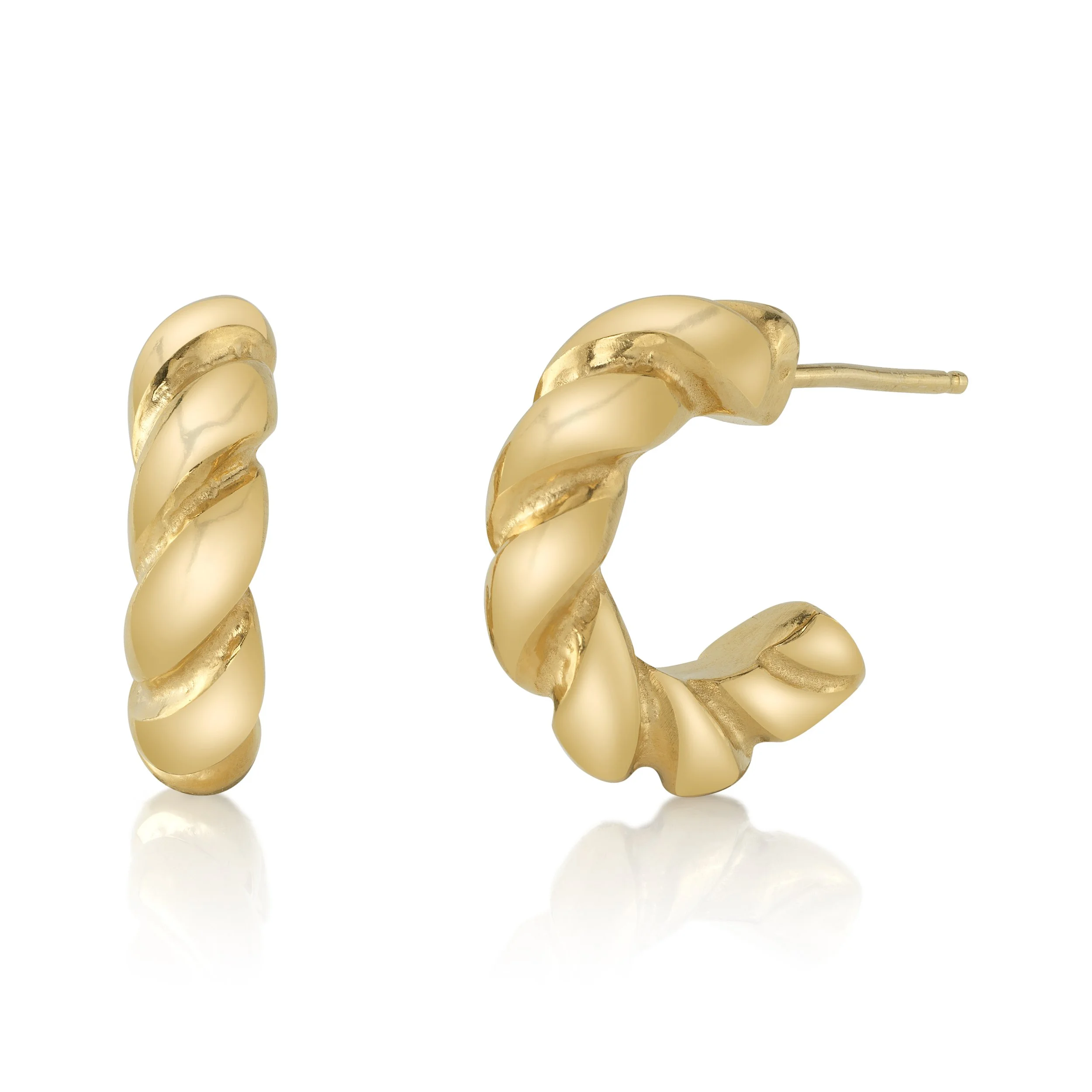 Twist hoops | gold