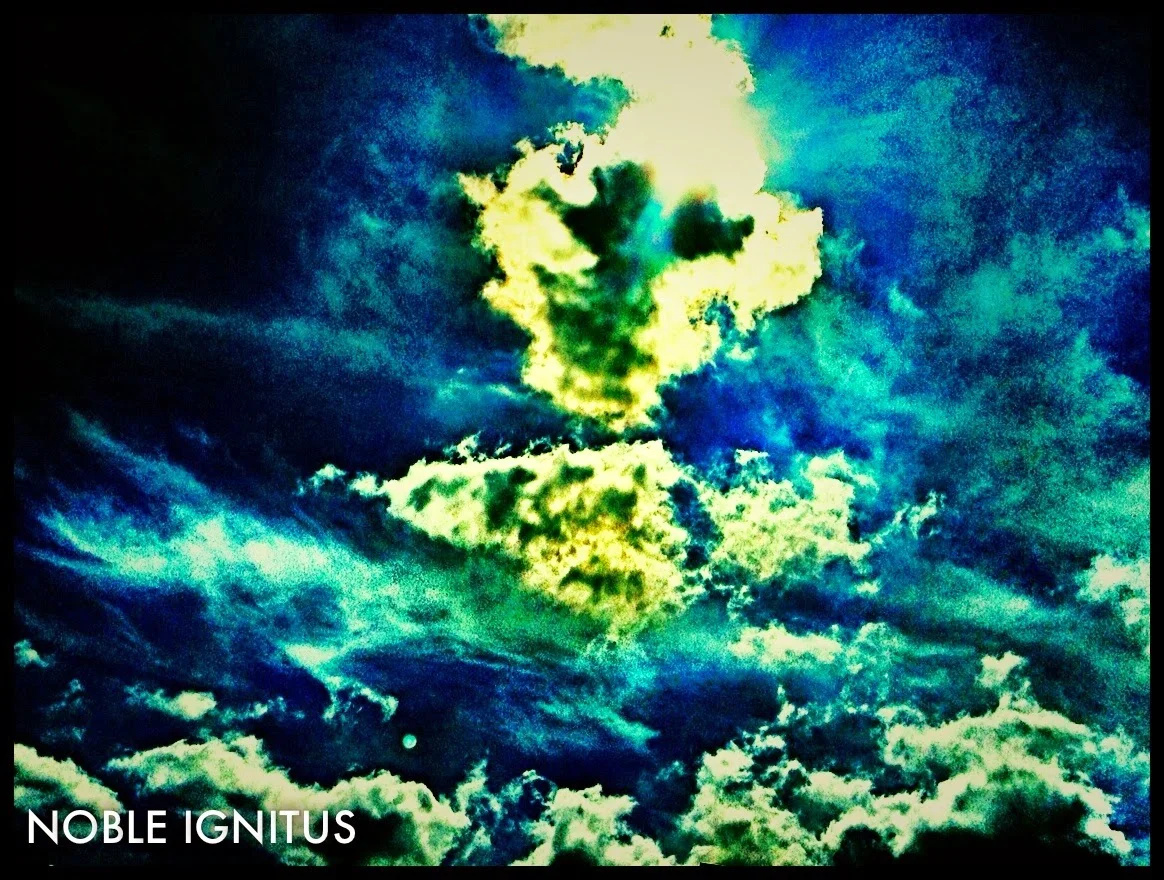 Clouds staring back at me