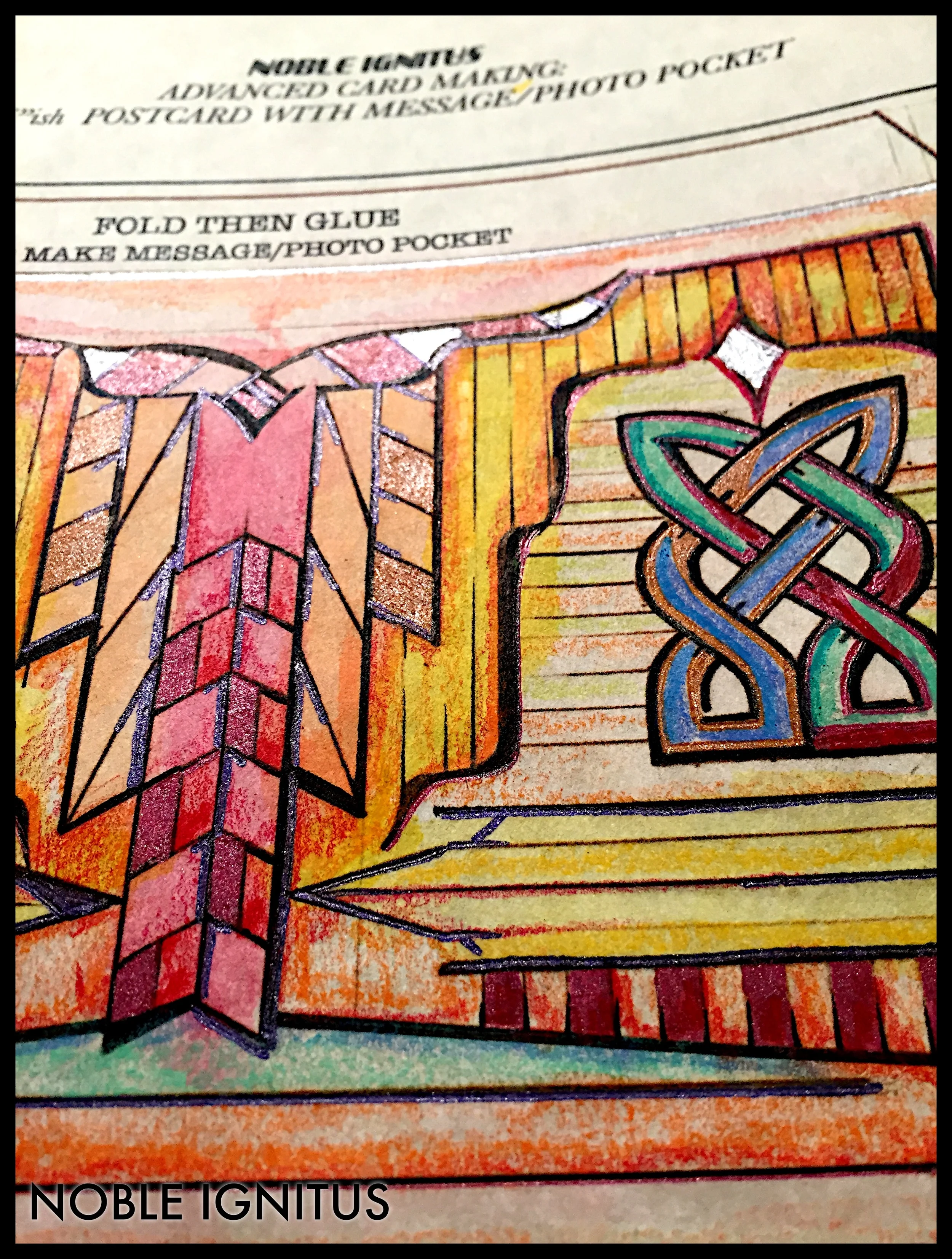 Last color layer: colored pencils do such an excellent job covering pigment over so many different mediums. 