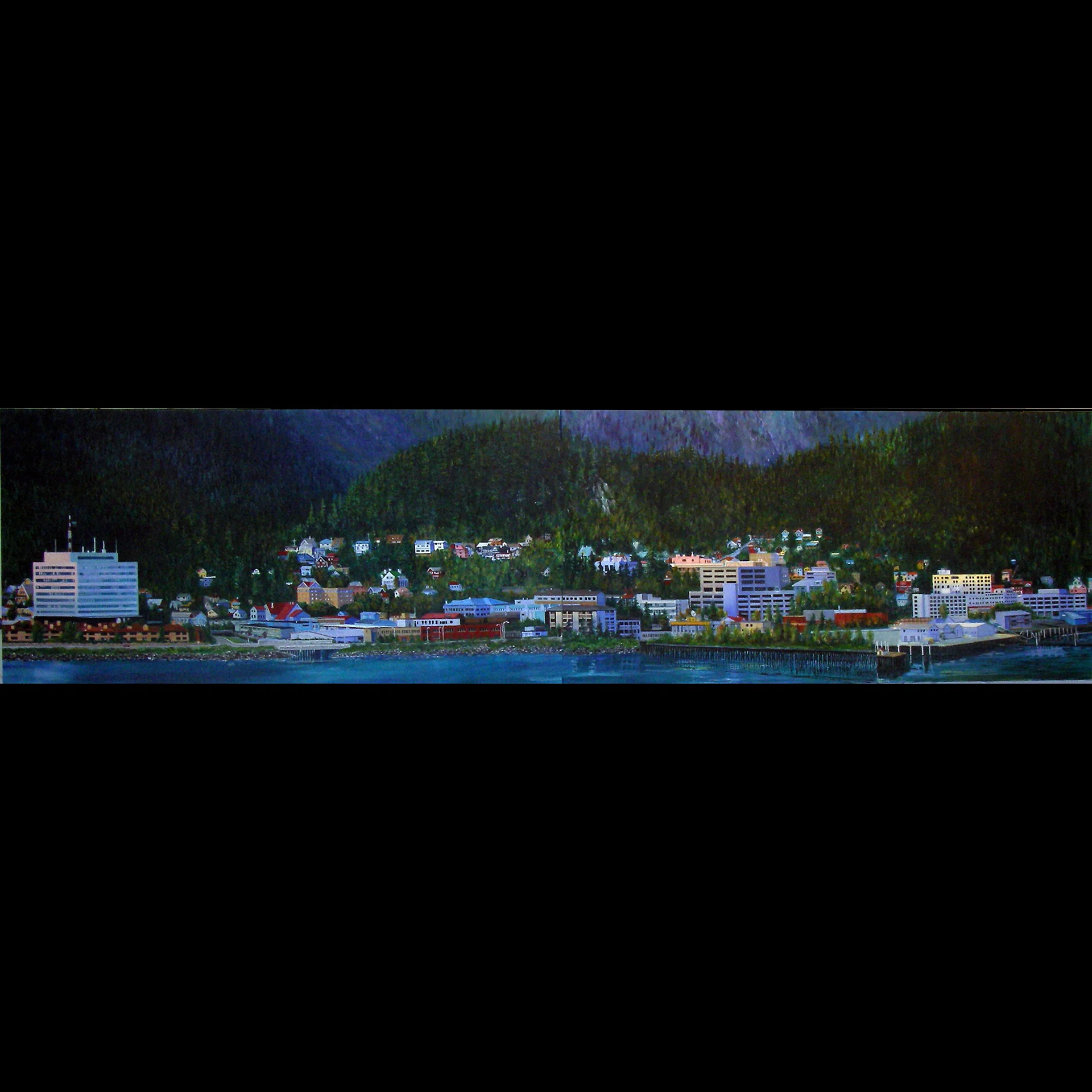  "Preci[pitation" detail Juneau cityscape 