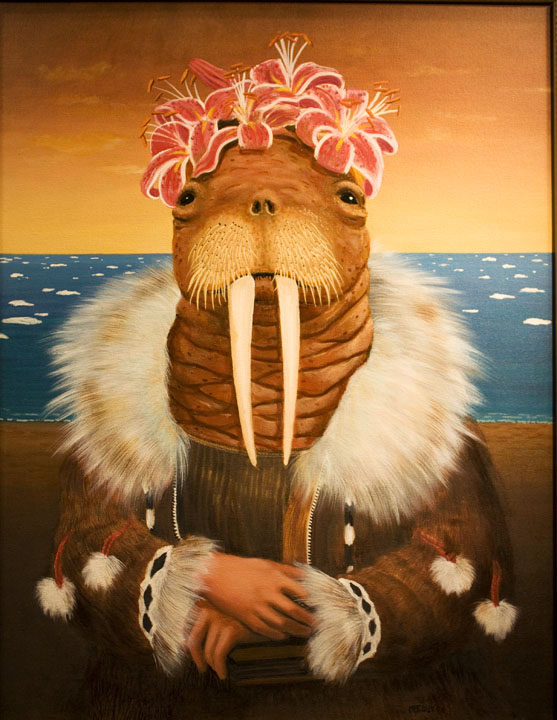 "Madam Stargazer" 2.5'x3.5' oil