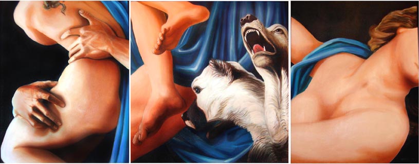 "Pluto" 3'x7'