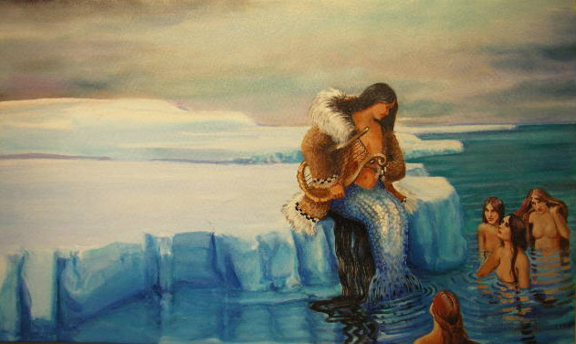  "Mermaids, Cape Espenberg"&nbsp; 2'x3' 