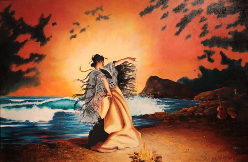 "El Jaleo, Cape Yakutaga", 6'x4' oil