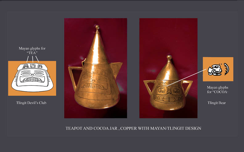  "Mayan/Tlingit Silver Service" 