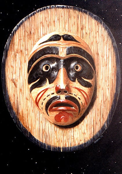  Moon Mask, Bella Coola 