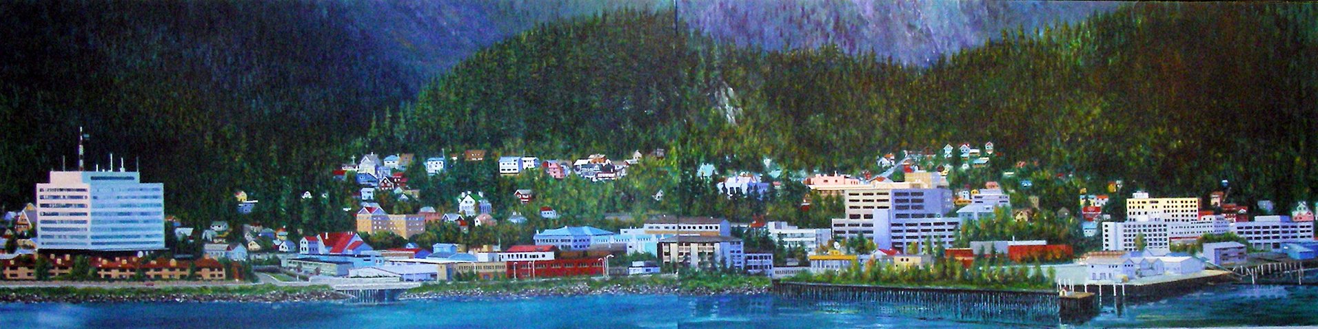 Juneau cityscape. 