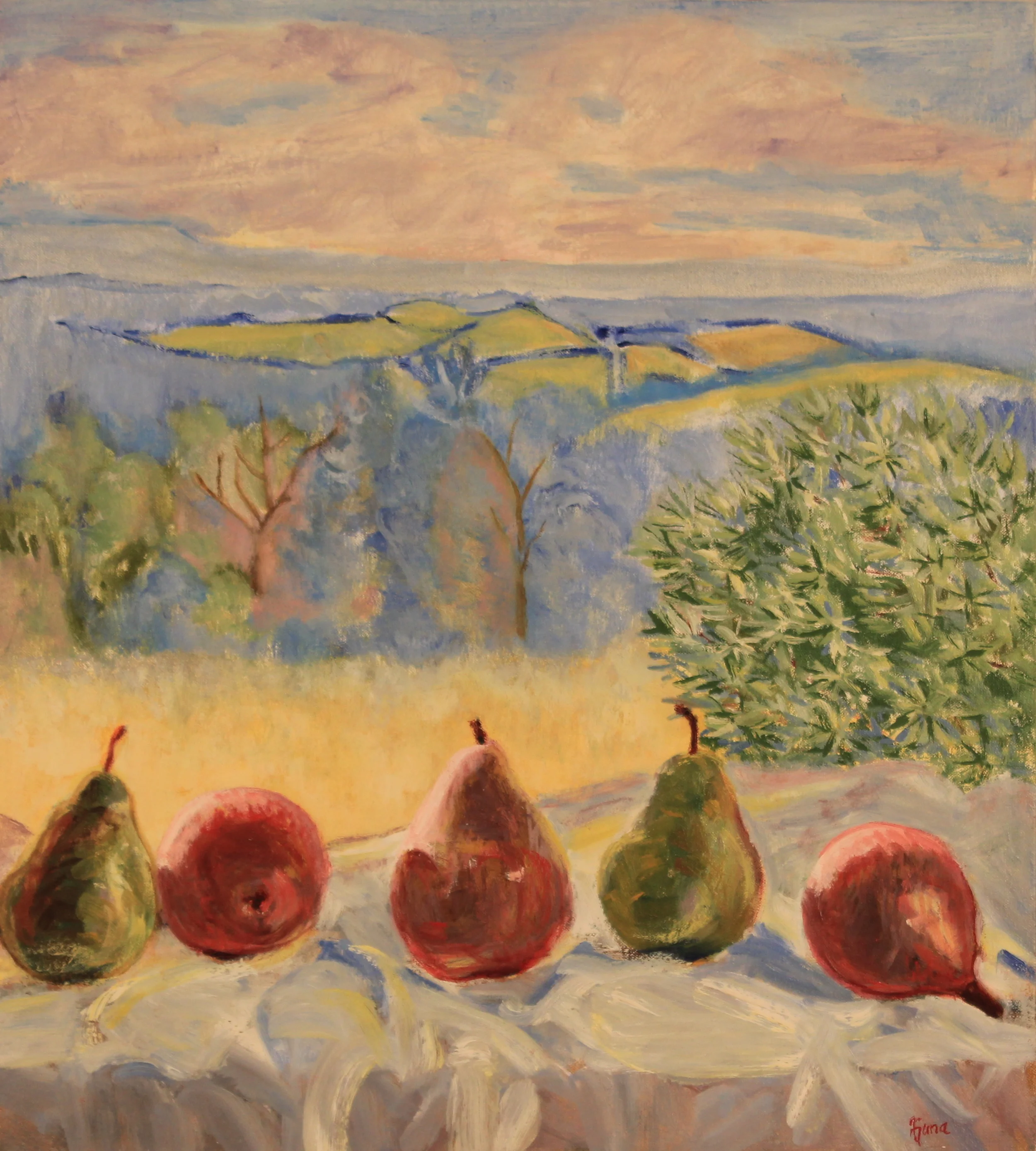 20x18. Oil on canvas. A10.