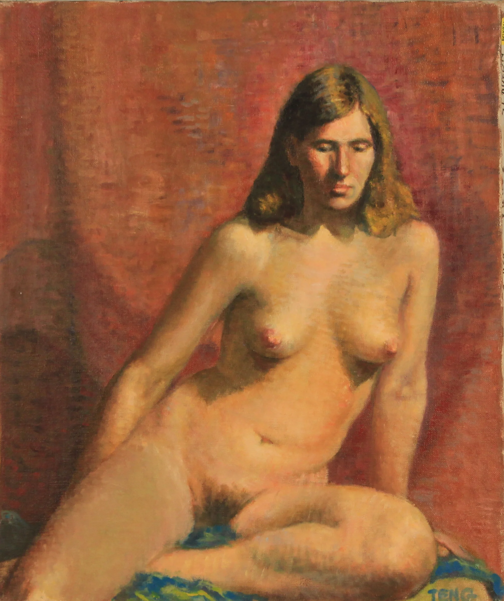 21x18. Oil on canvas. A14.