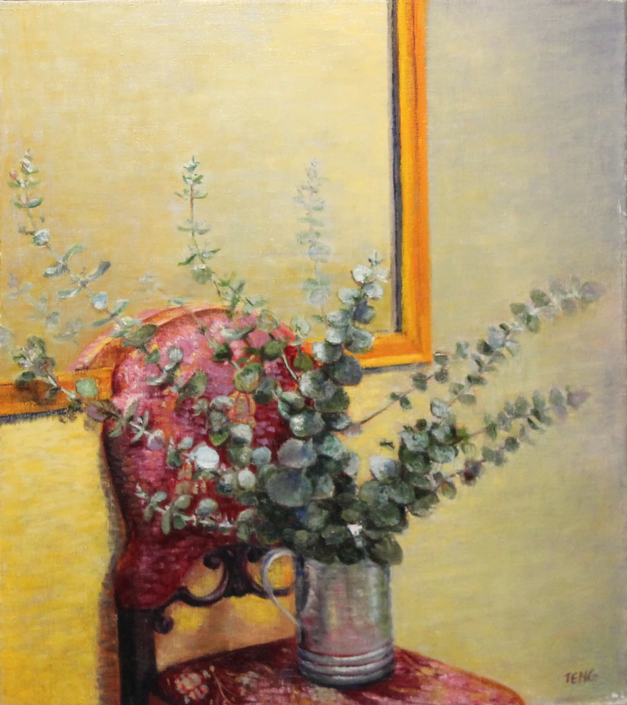 20x18. Oil on canvas. A18.