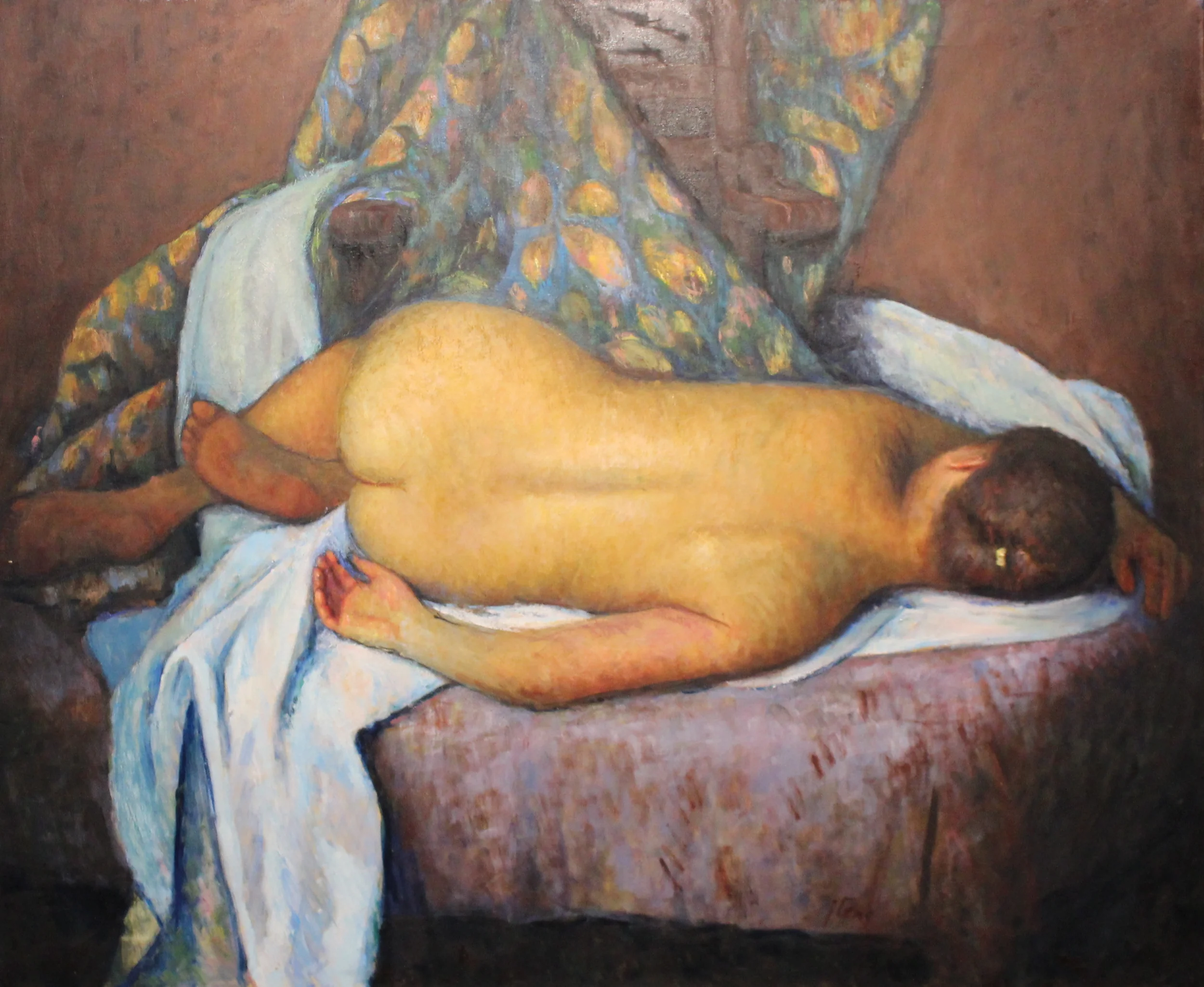 23x28. Oil on canvas. A22.