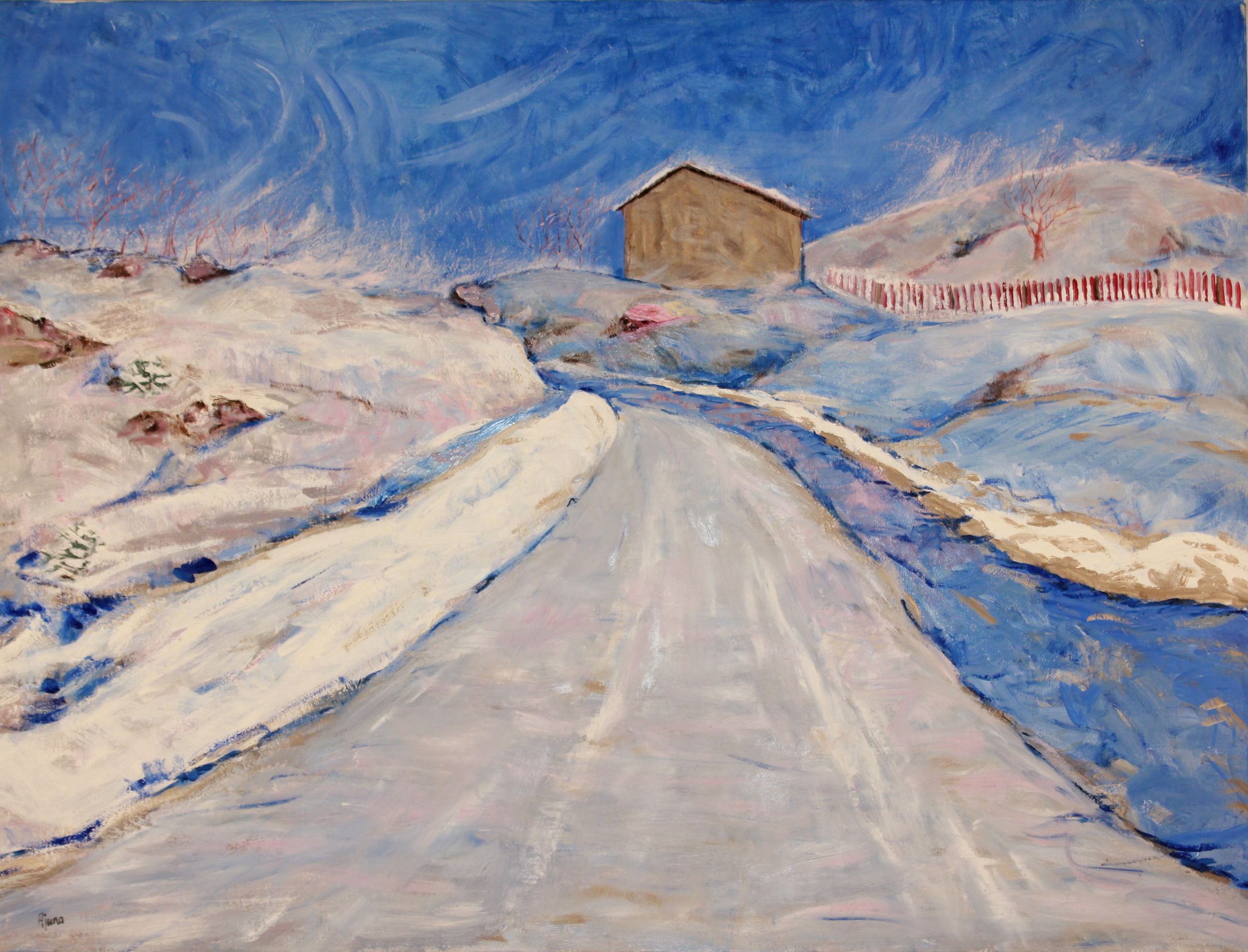 32x42. Oil on canvas. B2.