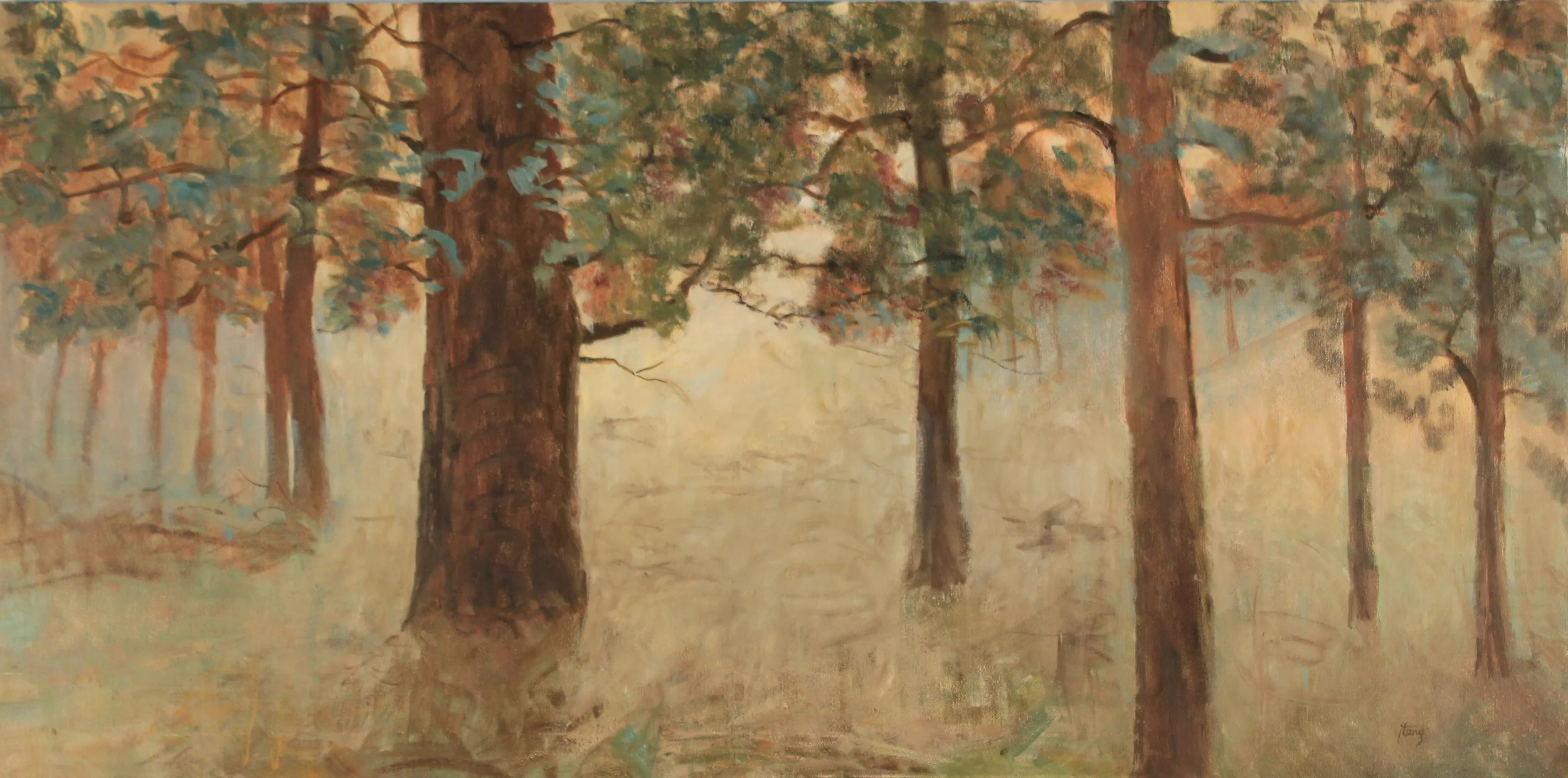 24x48. Oil on canvas. B7.