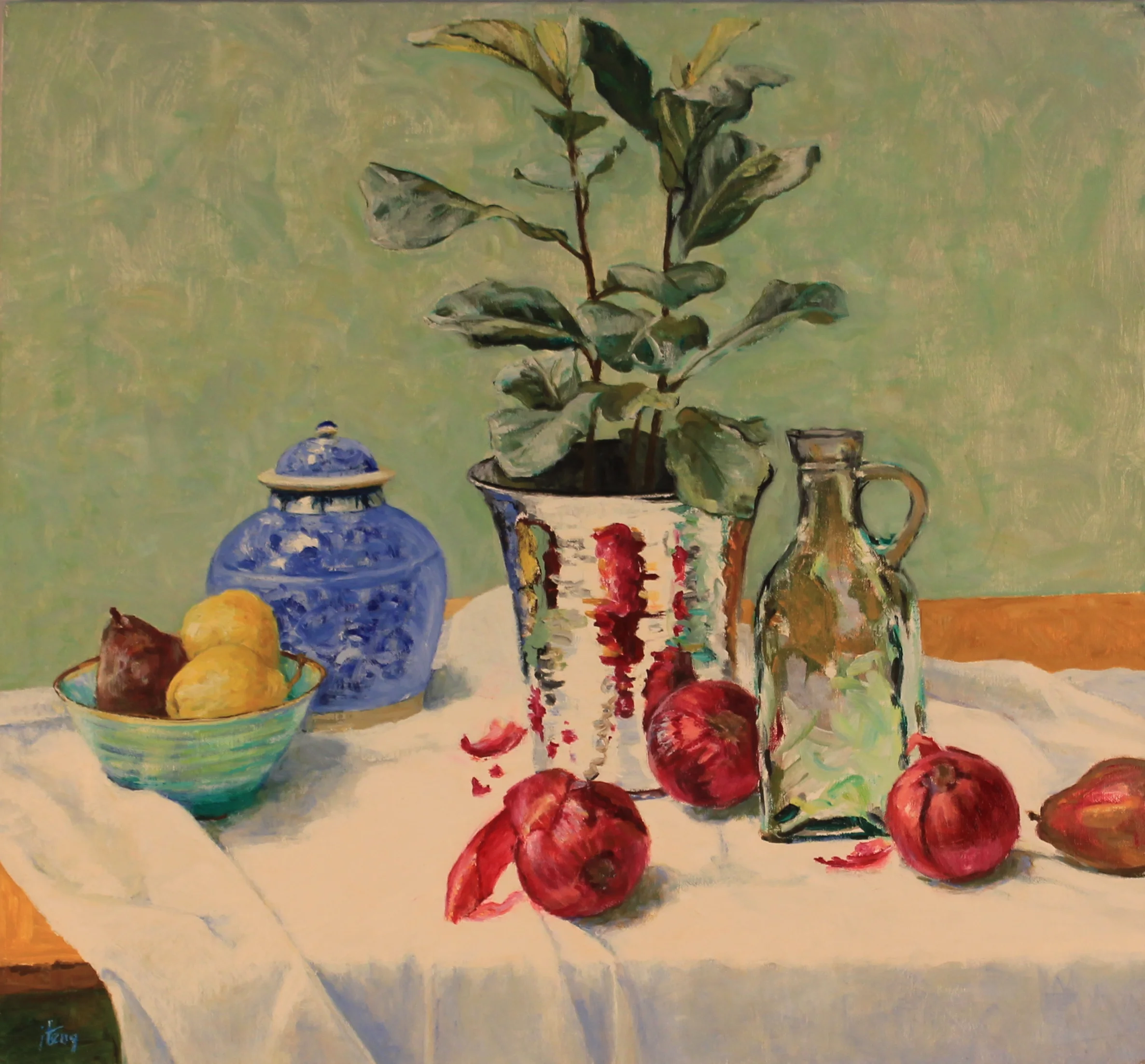 24x26. Oil on canvas. B15.