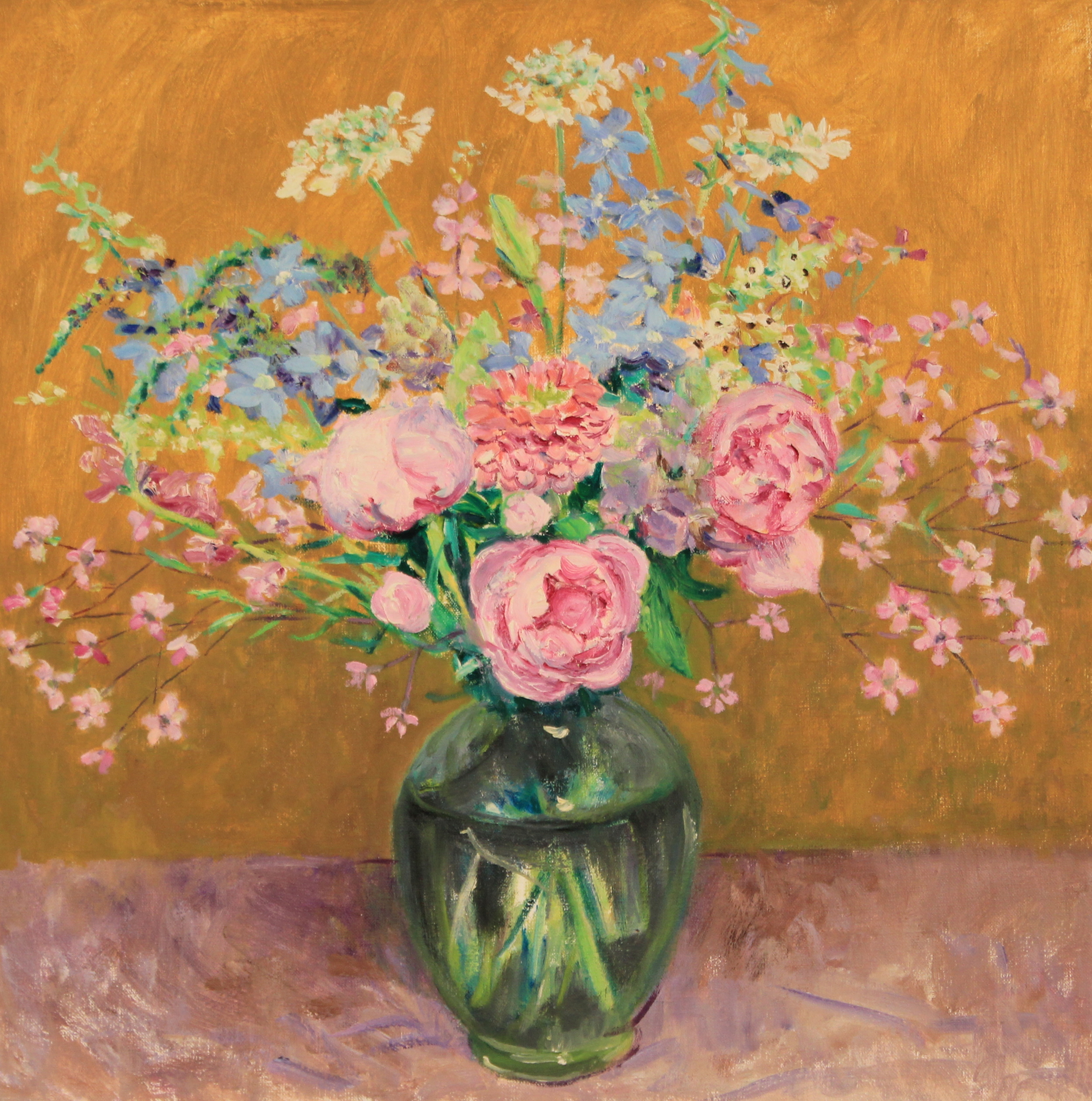 22x22. Oil on canvas. B28.