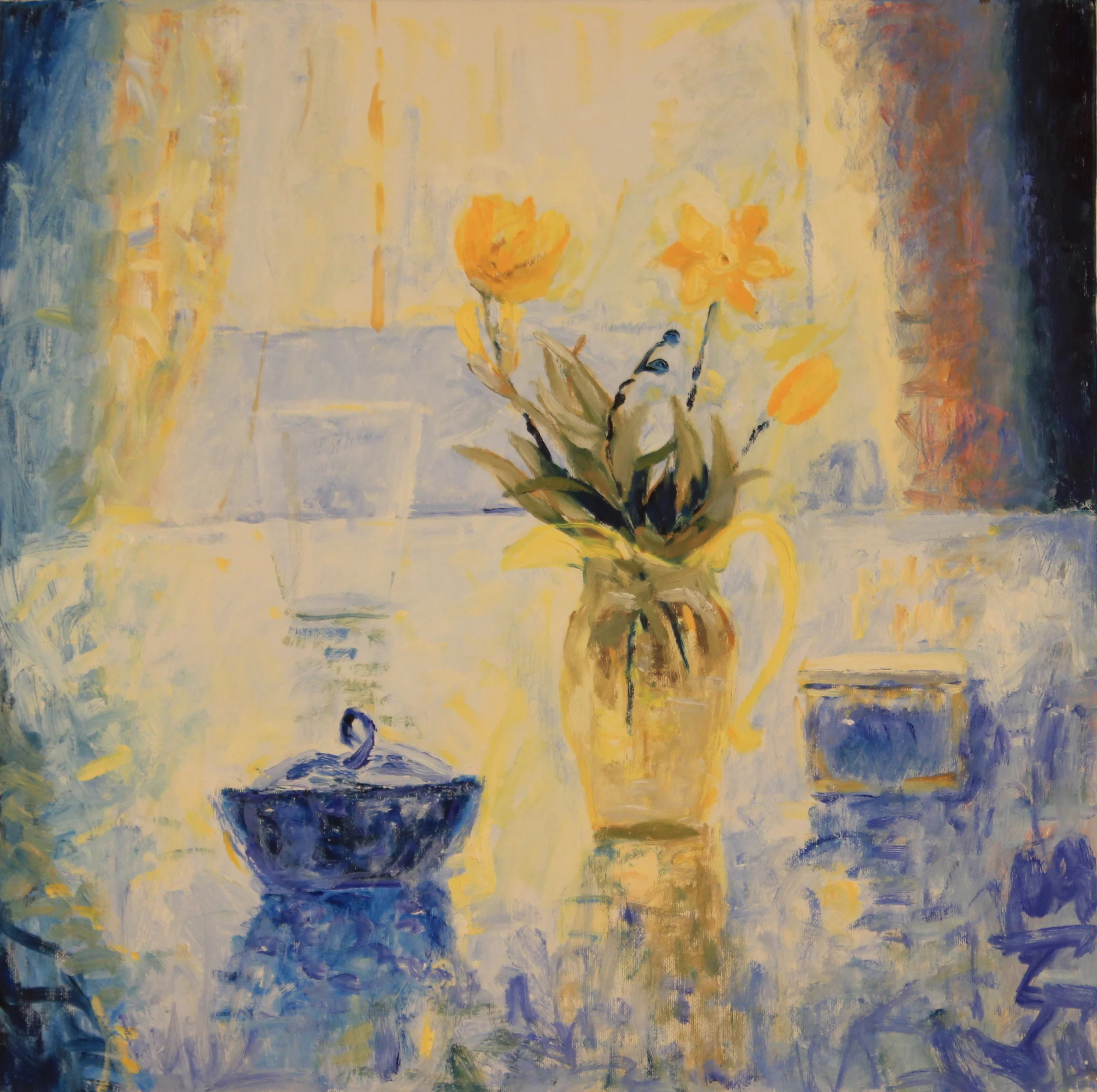 20x20. Oil on canvas. B30.