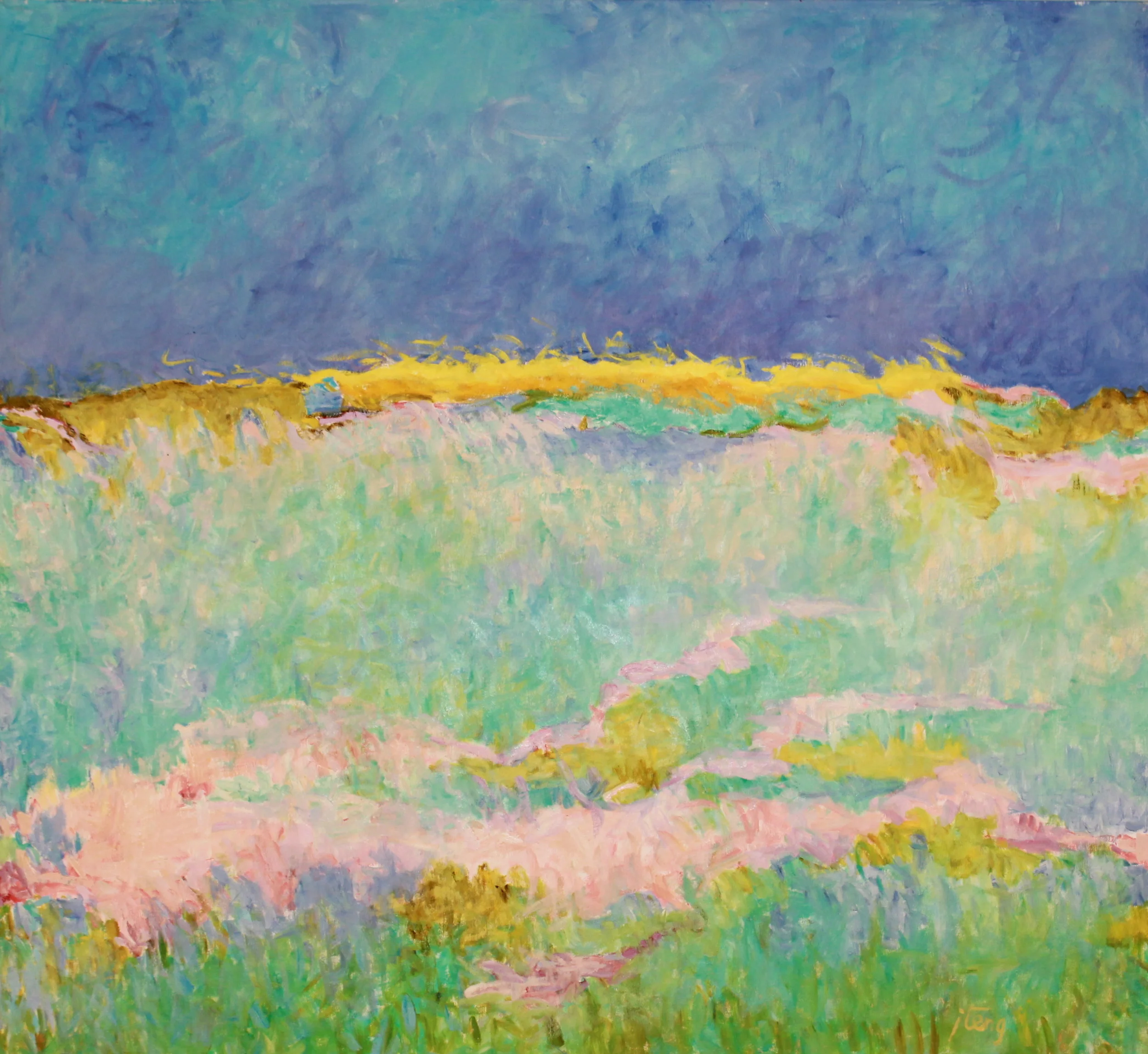 44x48. Oil on canvas. B44.