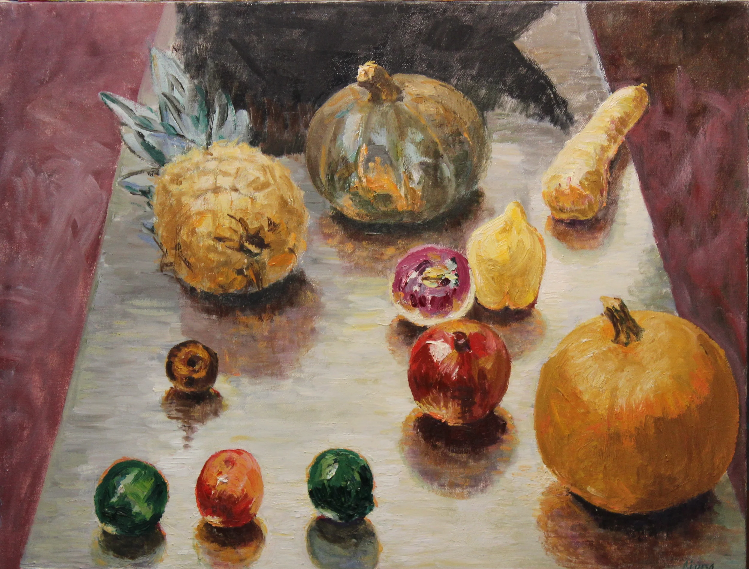 20x24. Oil on canvas. B52.