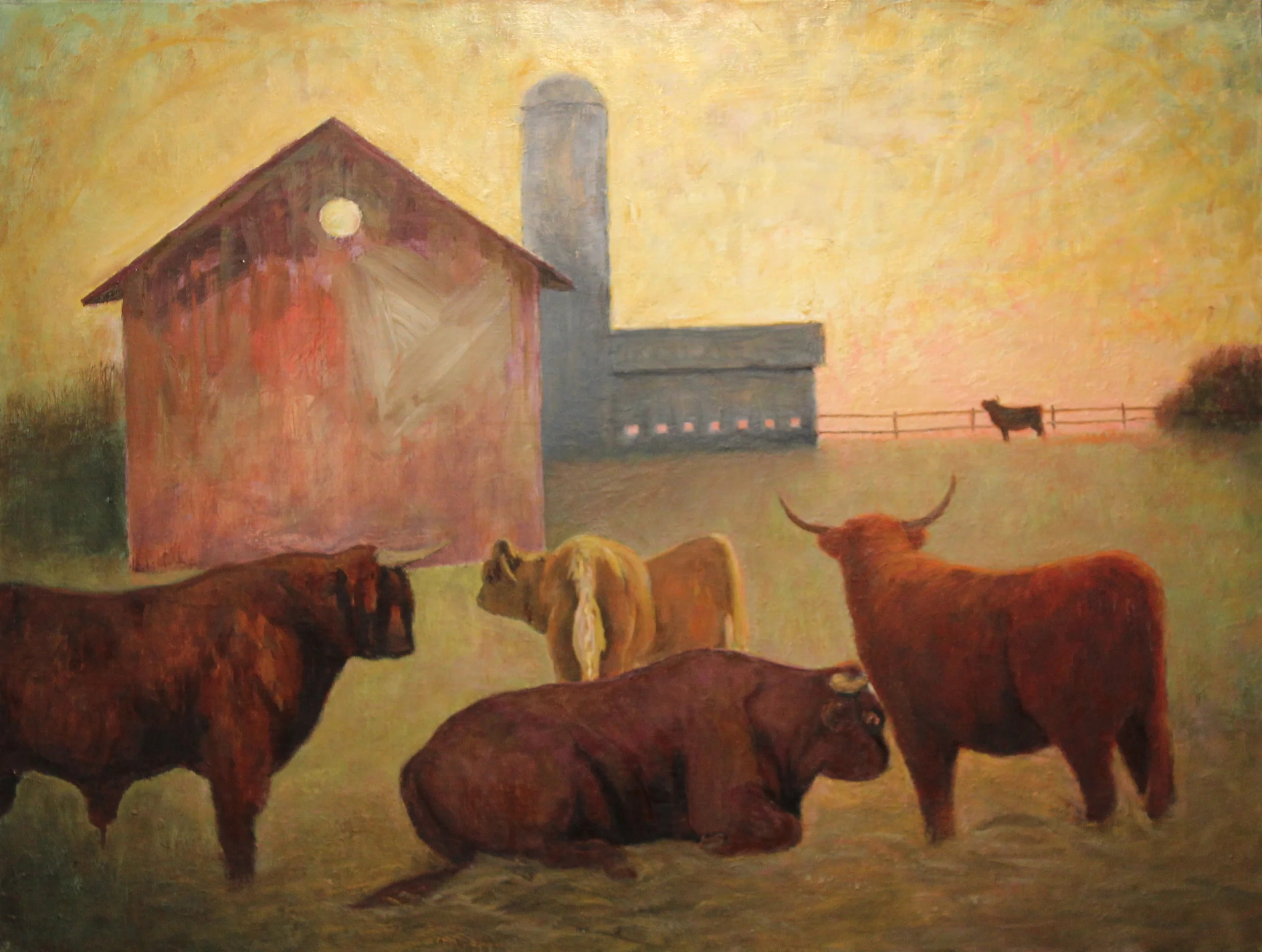 30x32. Oil on canvas. B55.