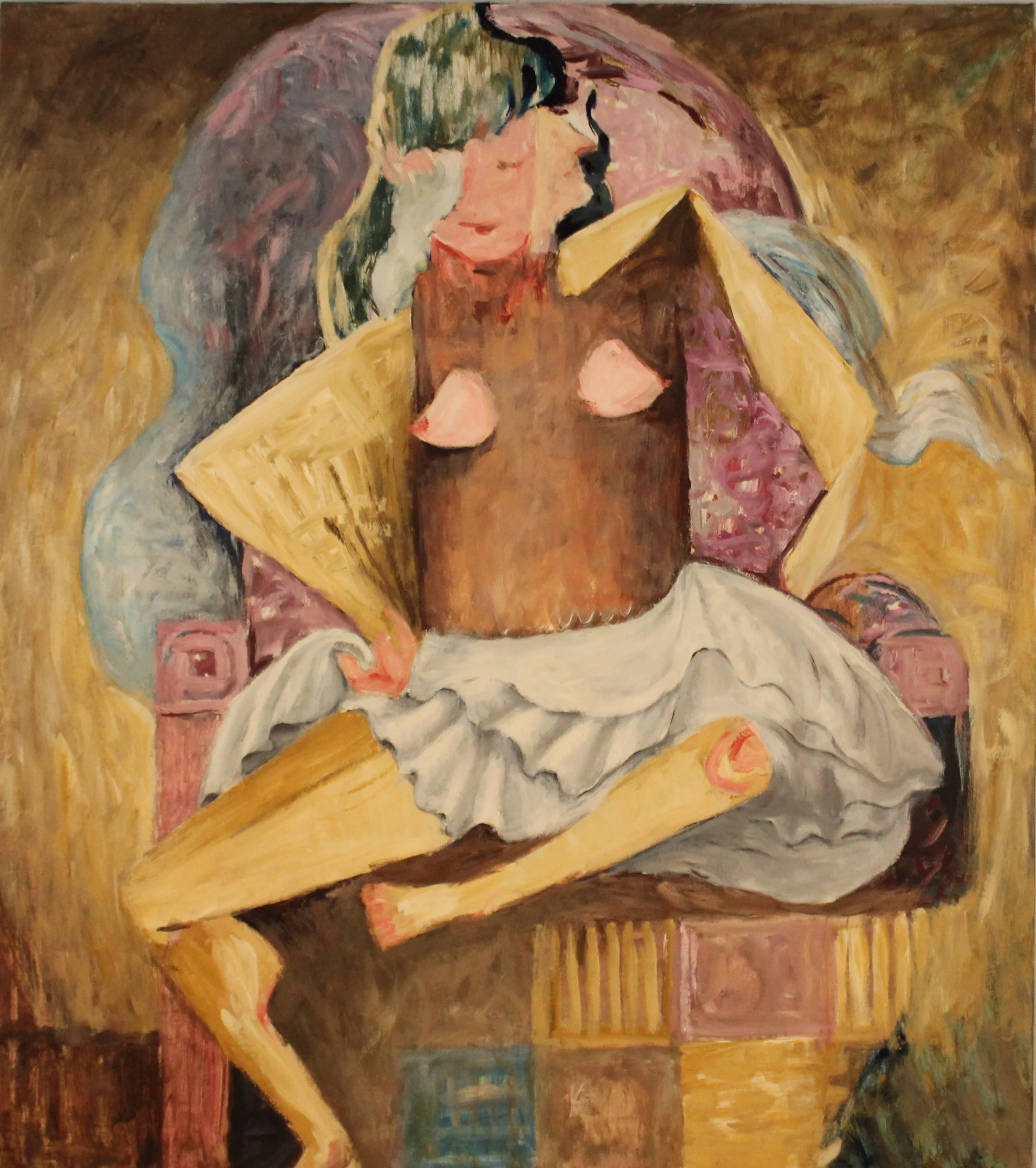 36x32. Oil on canvas. S2.