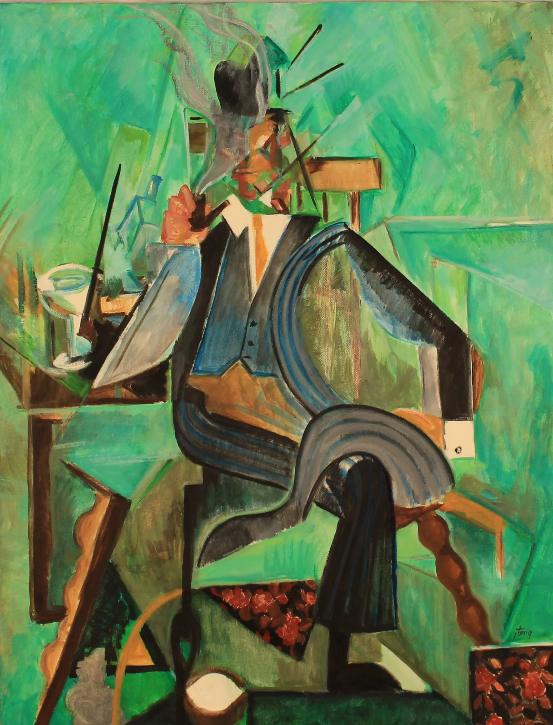 34x26. Oil on canvas. S3.