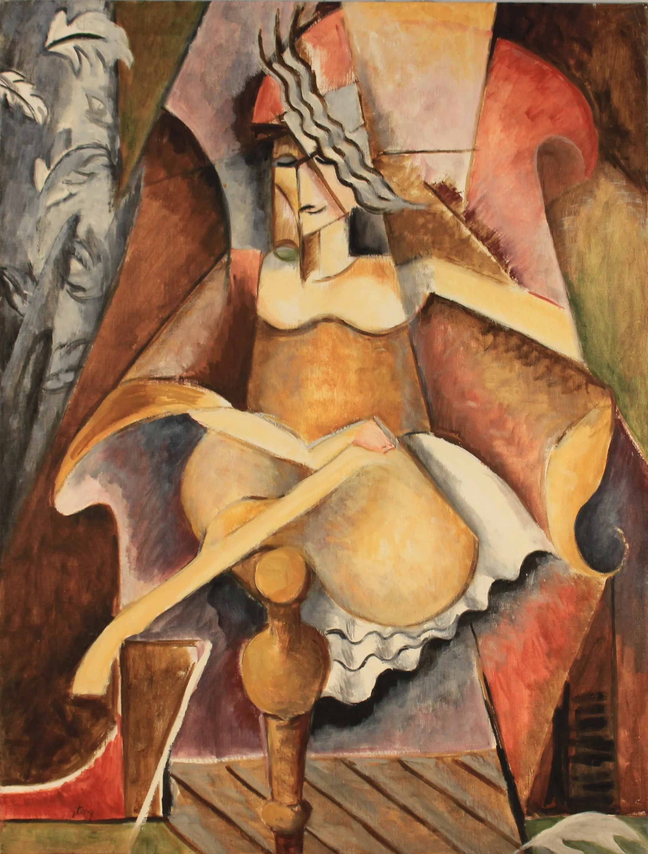 34x26. Oil on canvas. S4.