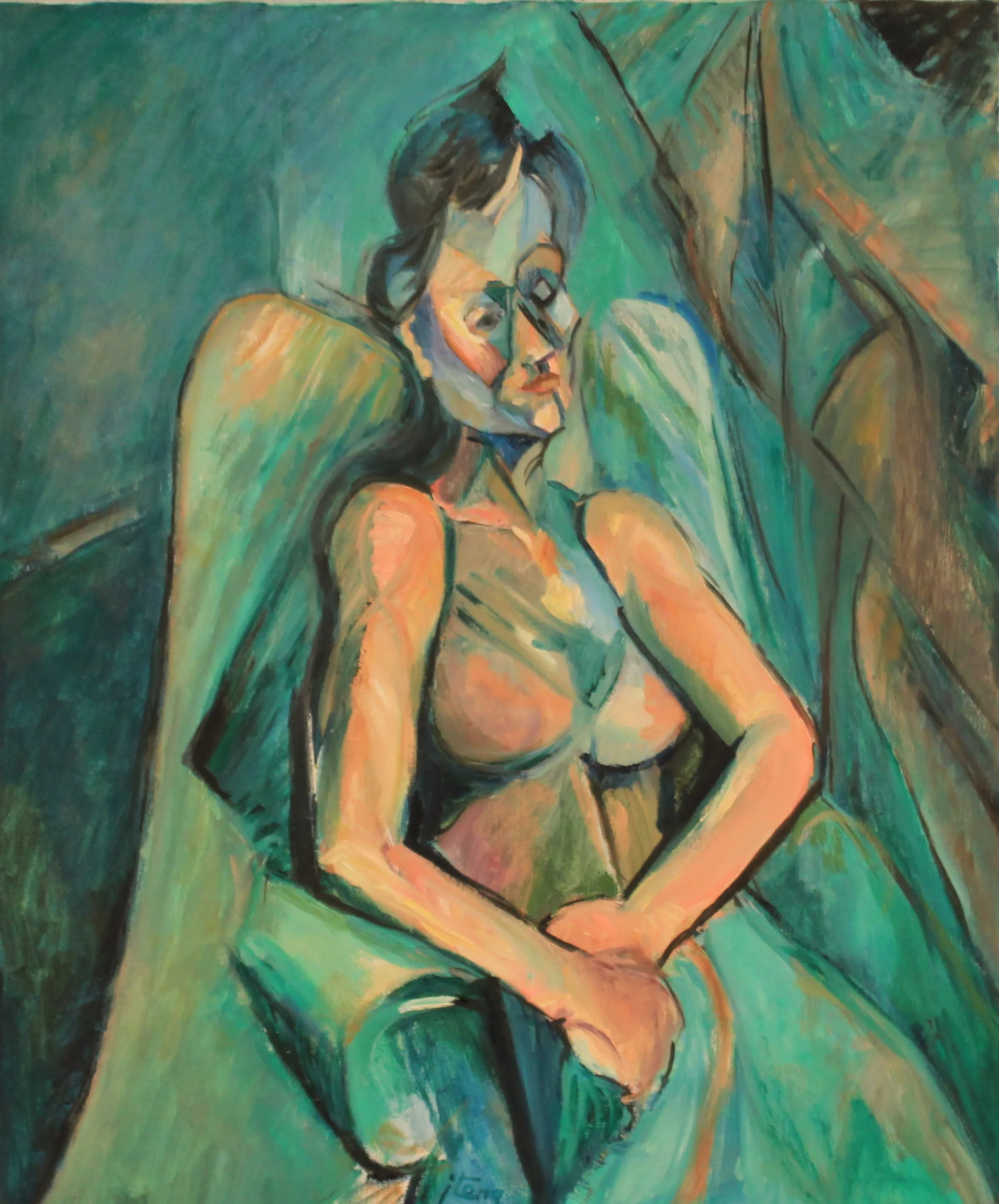 24x20. Oil on canvas. S8.