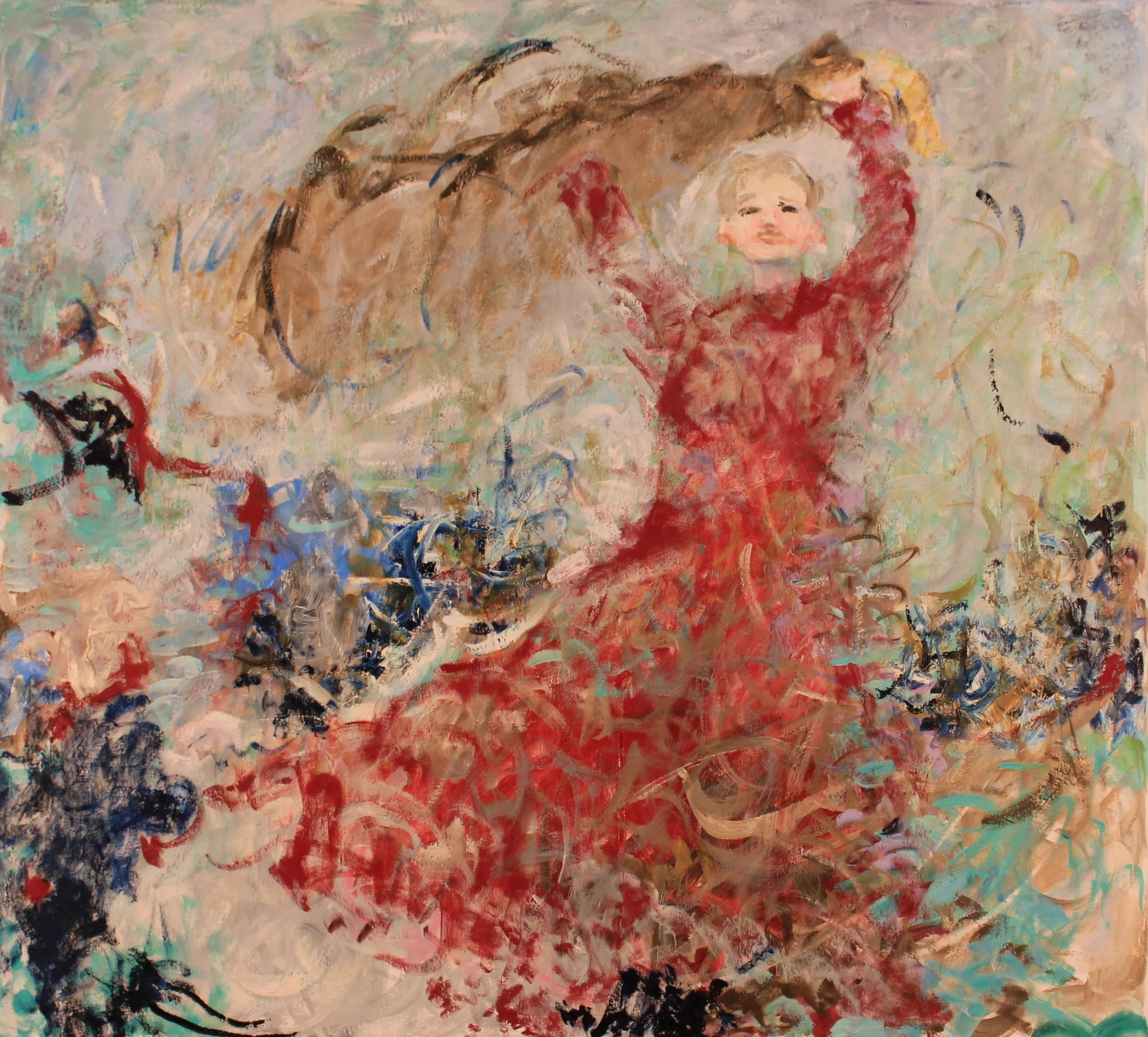 44x40. Oil on canvas. C25.