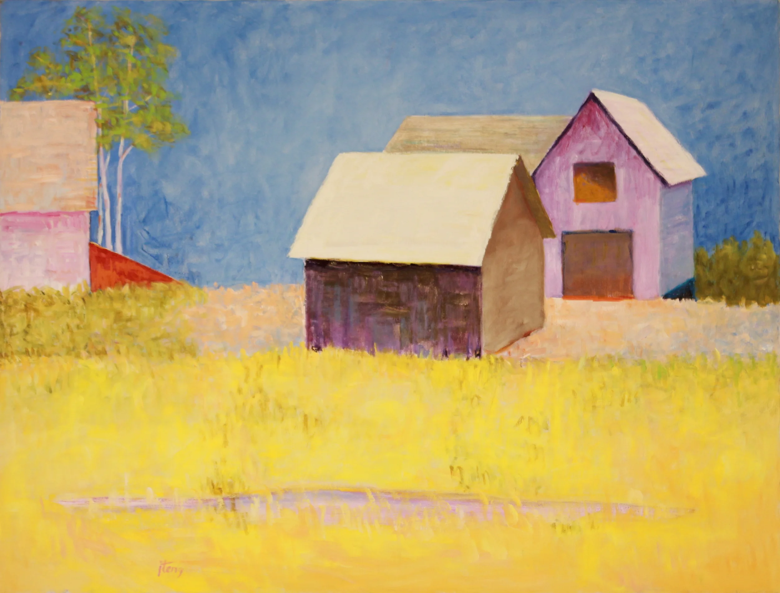 26x34. Oil on canvas. C54.