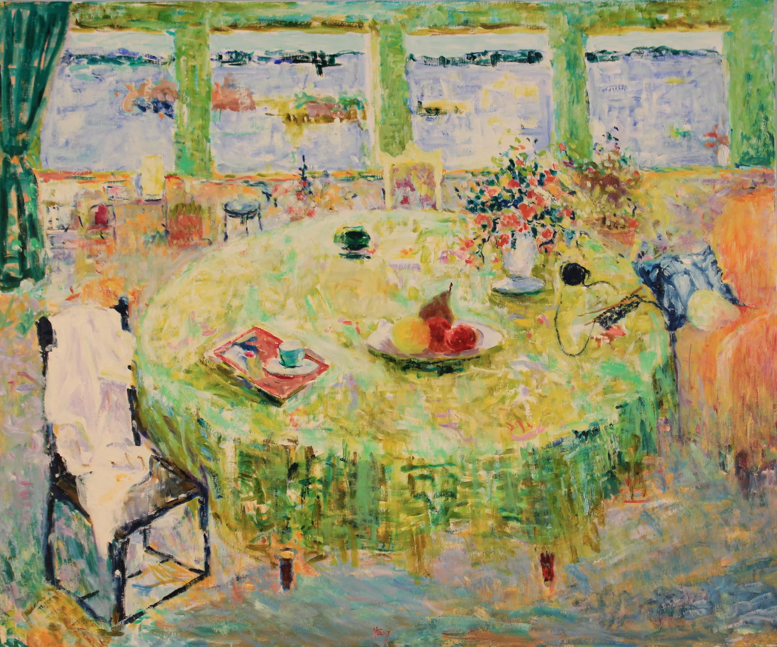 40x48. Oil on canvas. C60.