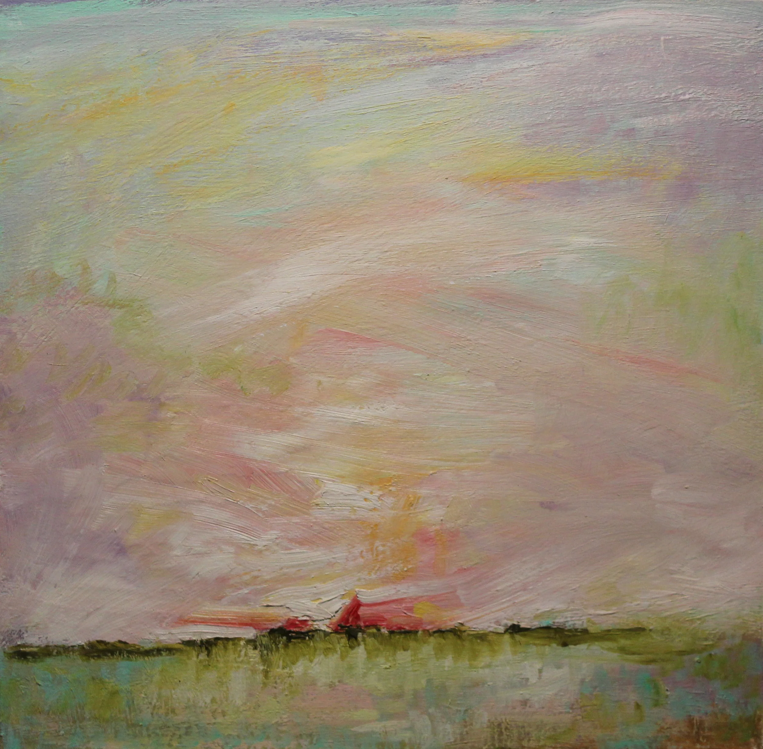 16x16. Oil on canvas. C88.