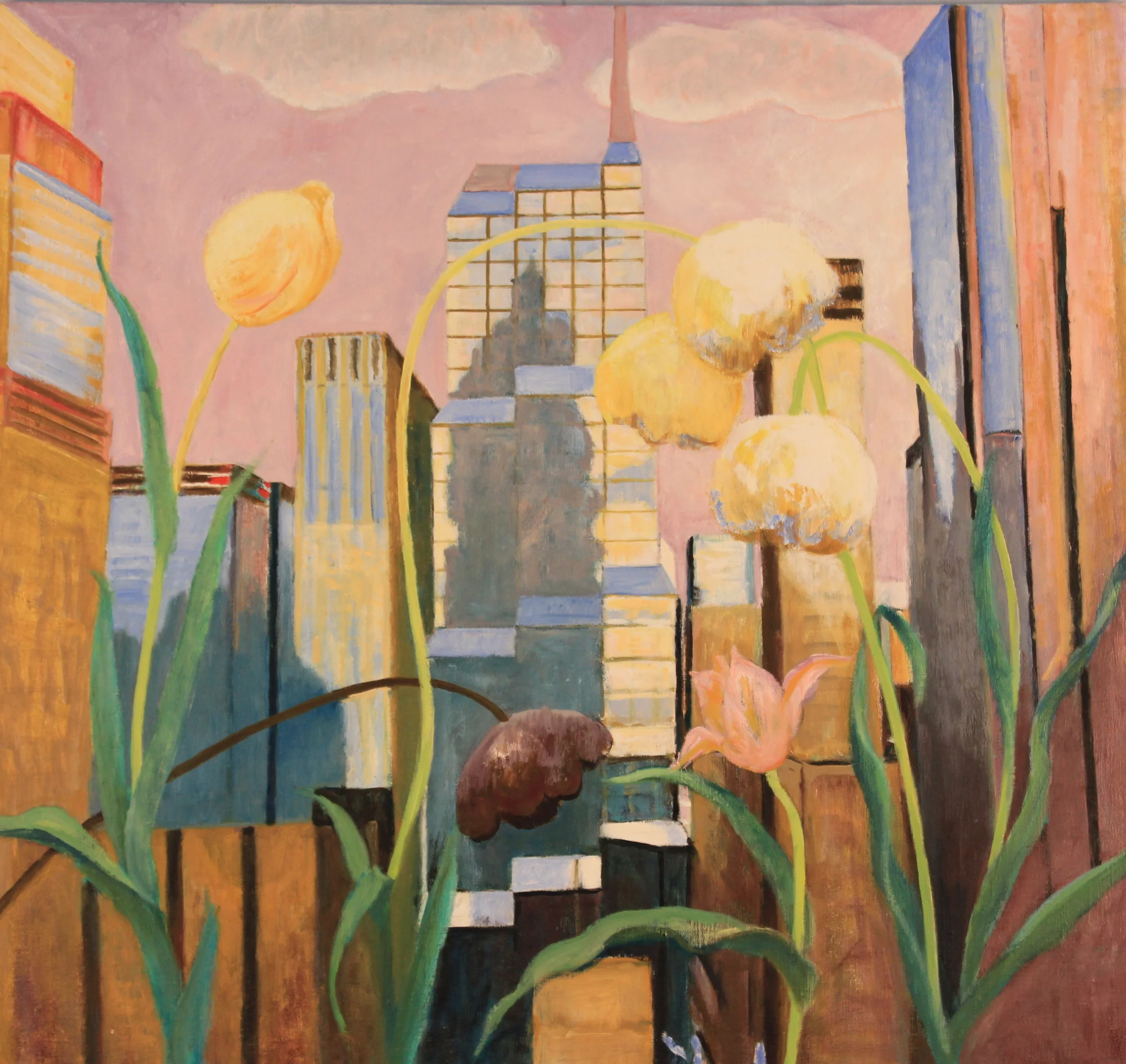 30x32. Oil on canvas. C89.