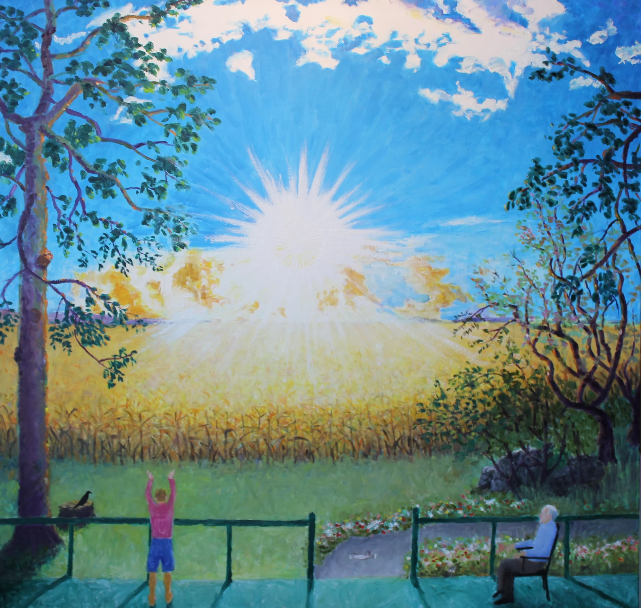 48x48. Oil on canvas. D24.