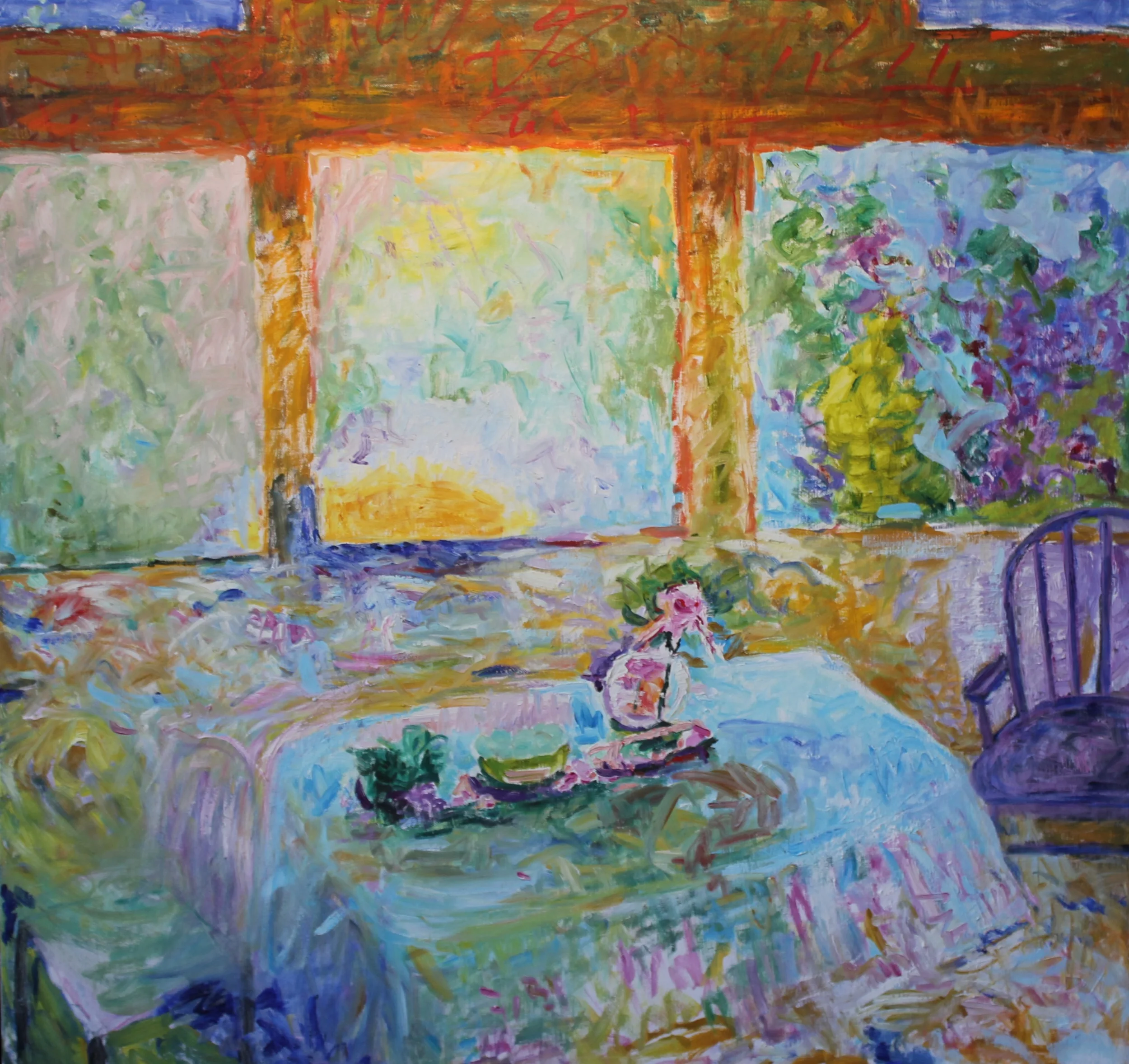 40x42. Oil on canvas. D25.