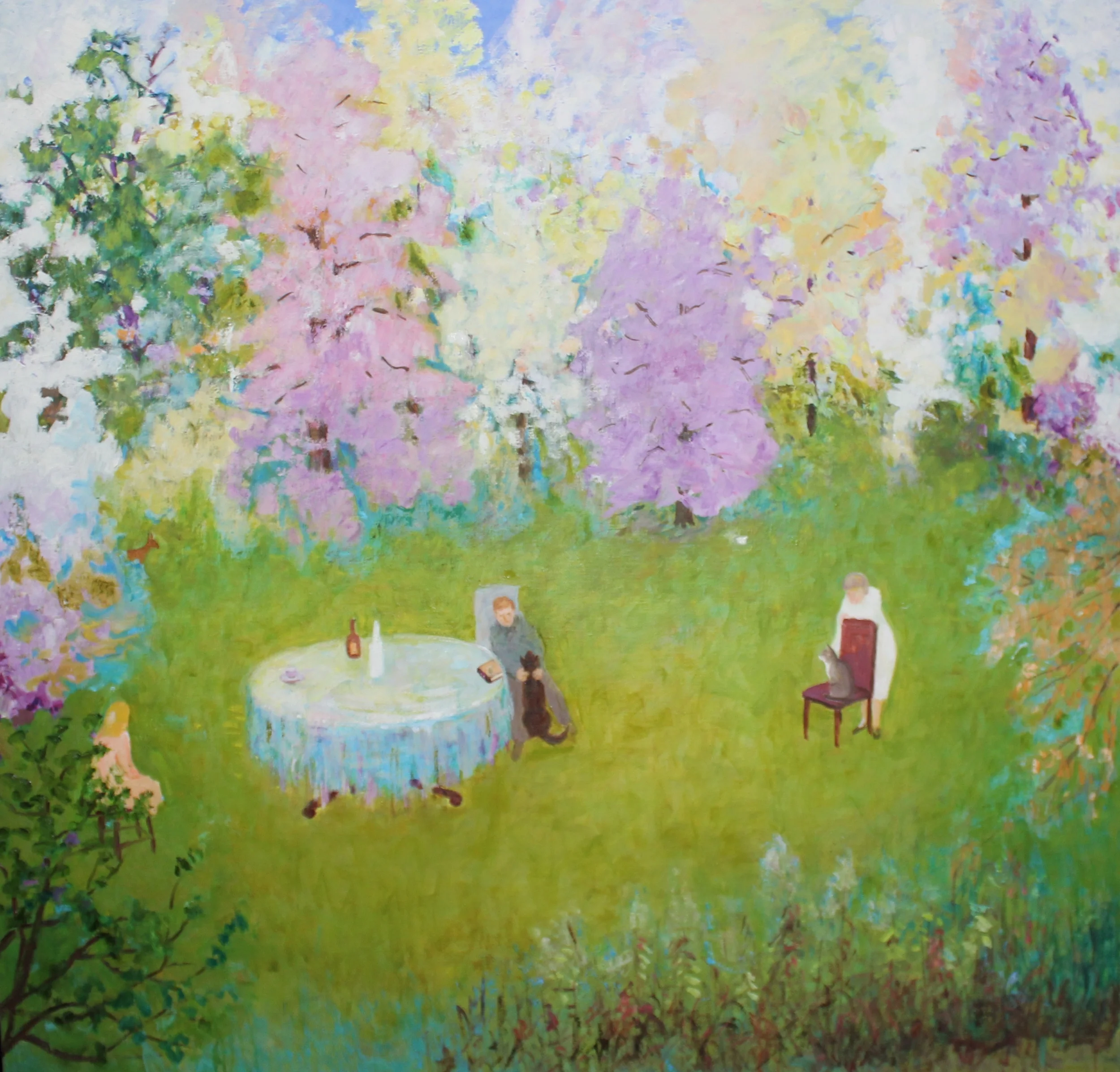 48x50. Oil on canvas. D30.