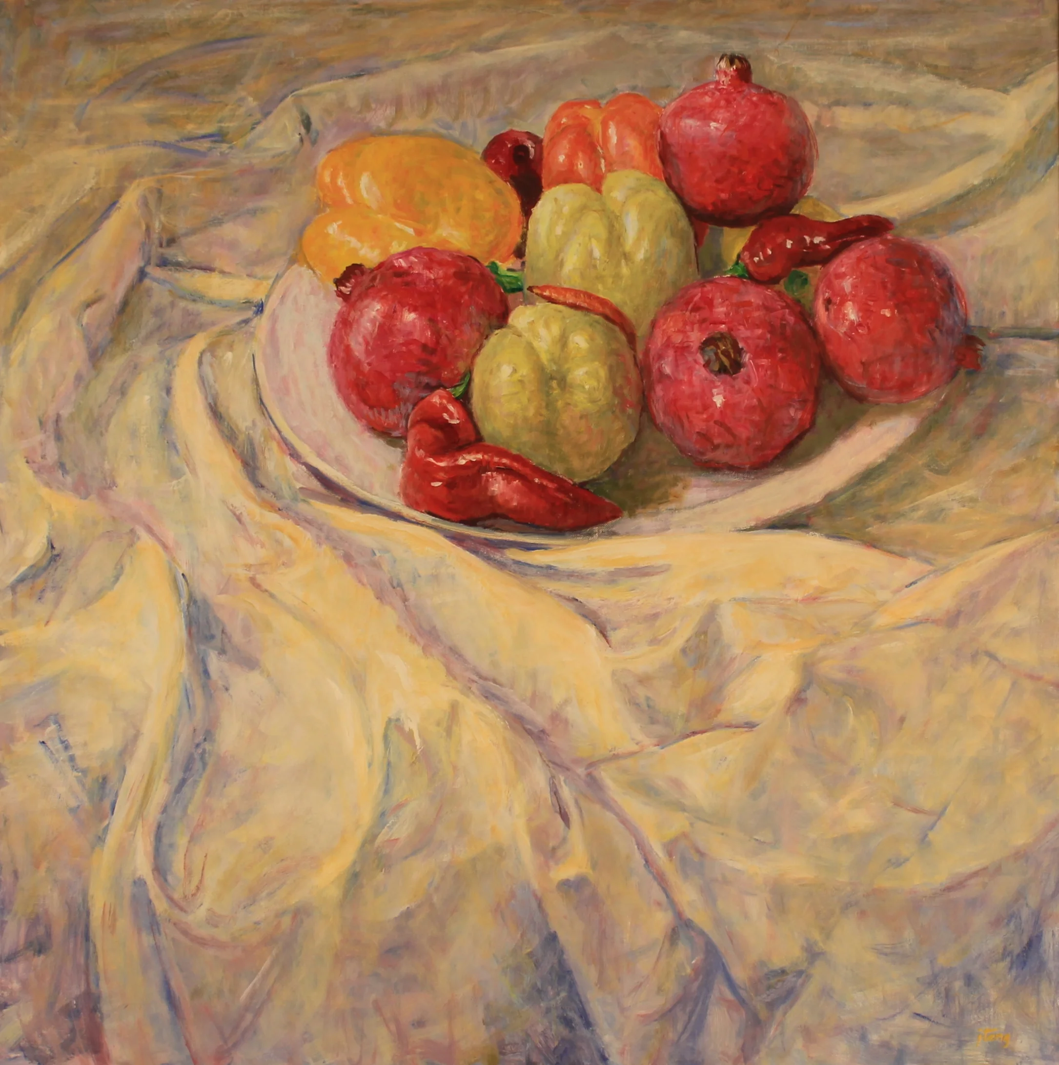 36x36. Oil on canvas. C56.