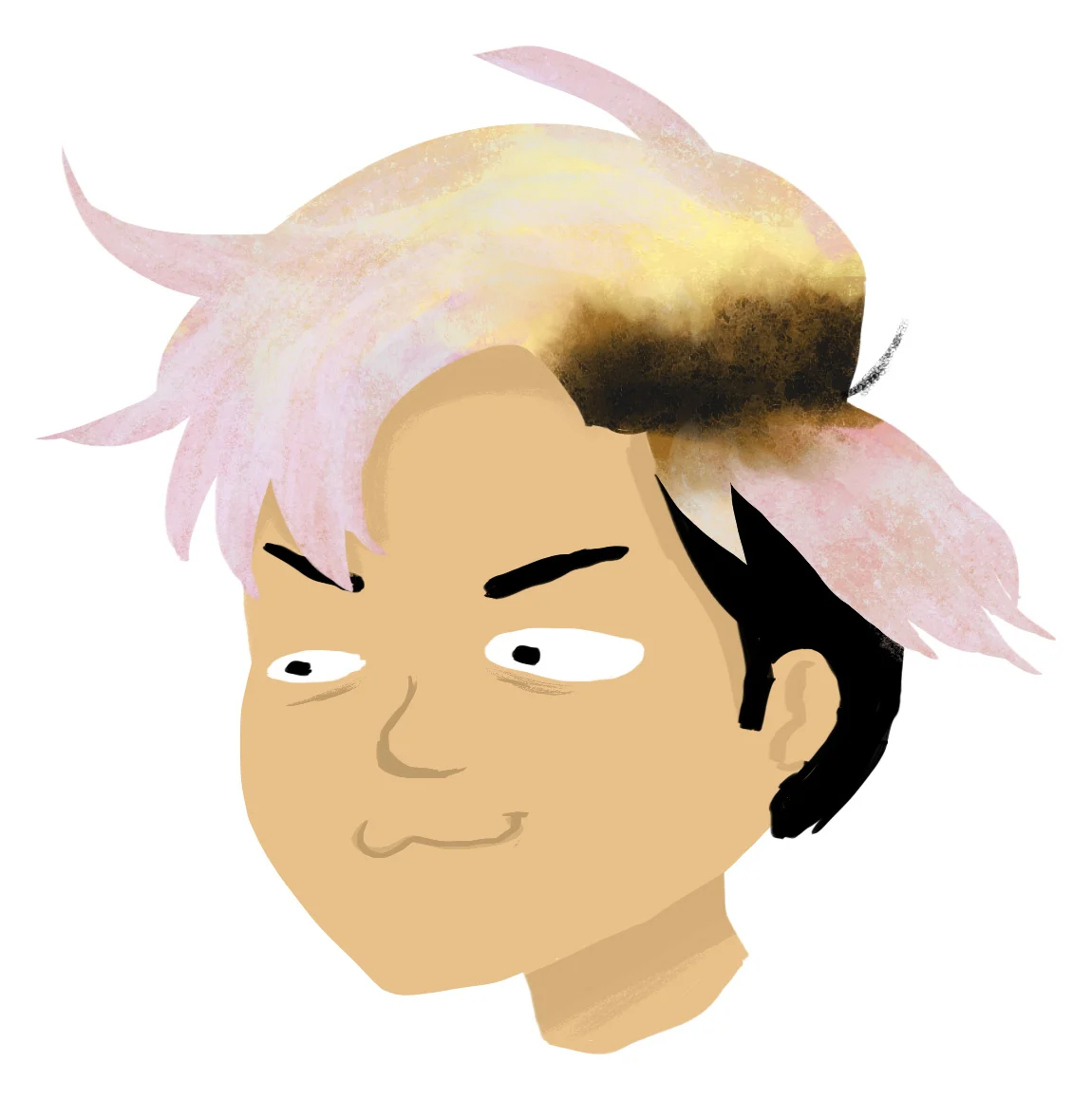  2016 I dyed my hair once again 